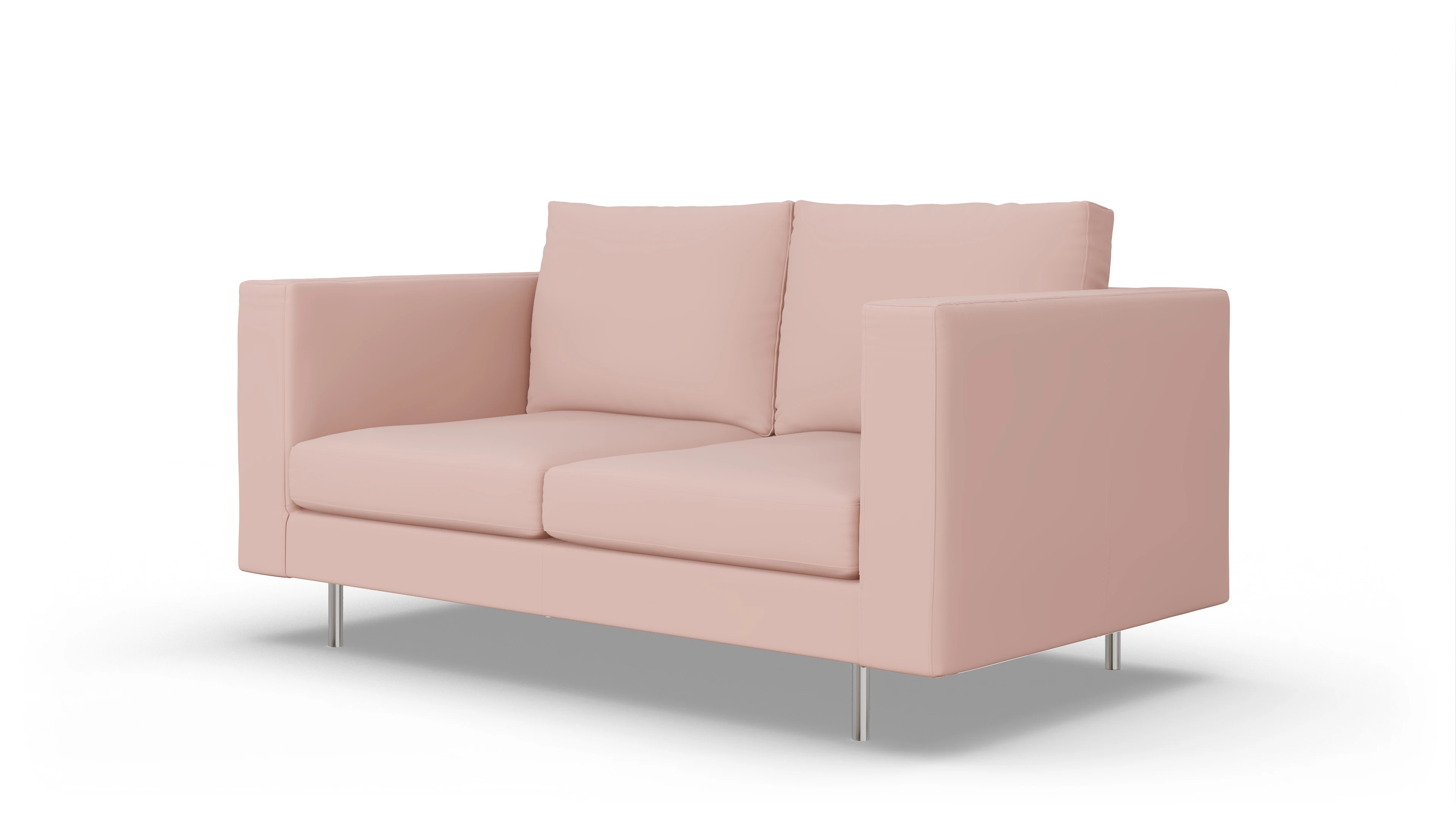 Design-Sofa Silea Ansicht des Produktes Silea 2,5-Sitzer in Samt rot