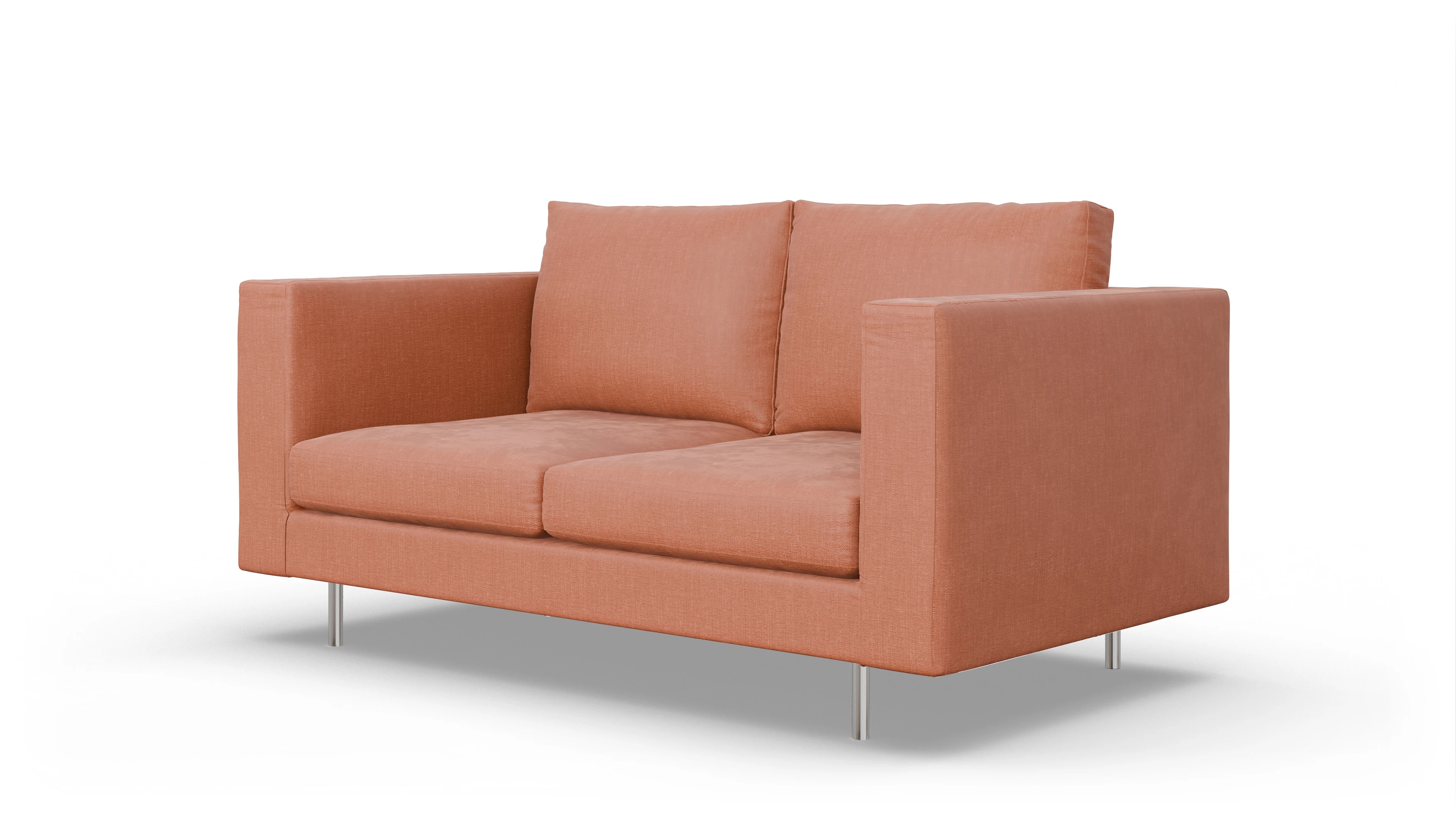 Ansicht des Produktes Silea 2,5-Sitzer in Stoff orange