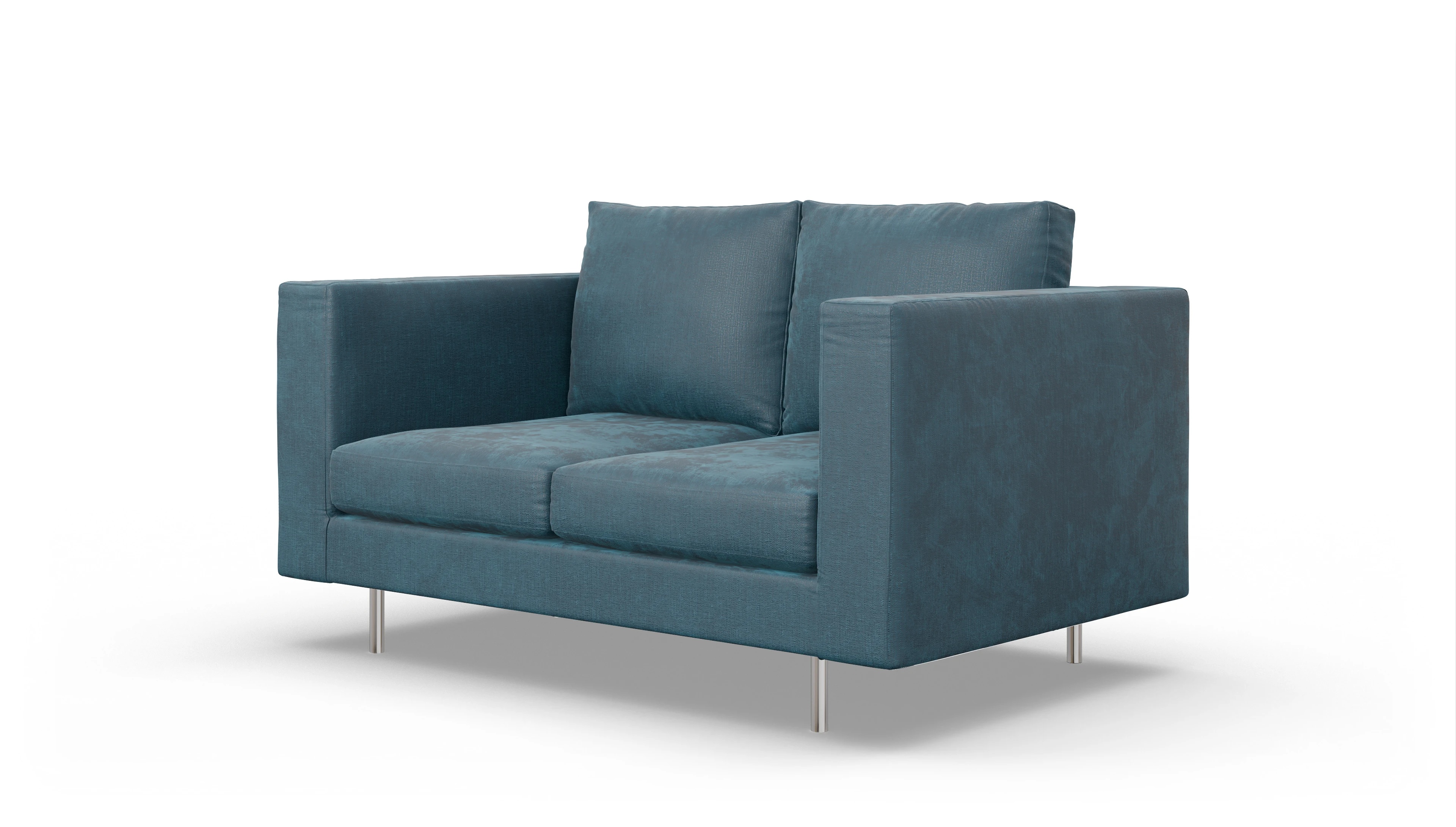 Ansicht des Produktes Silea 2-Sitzer in Stoff blau