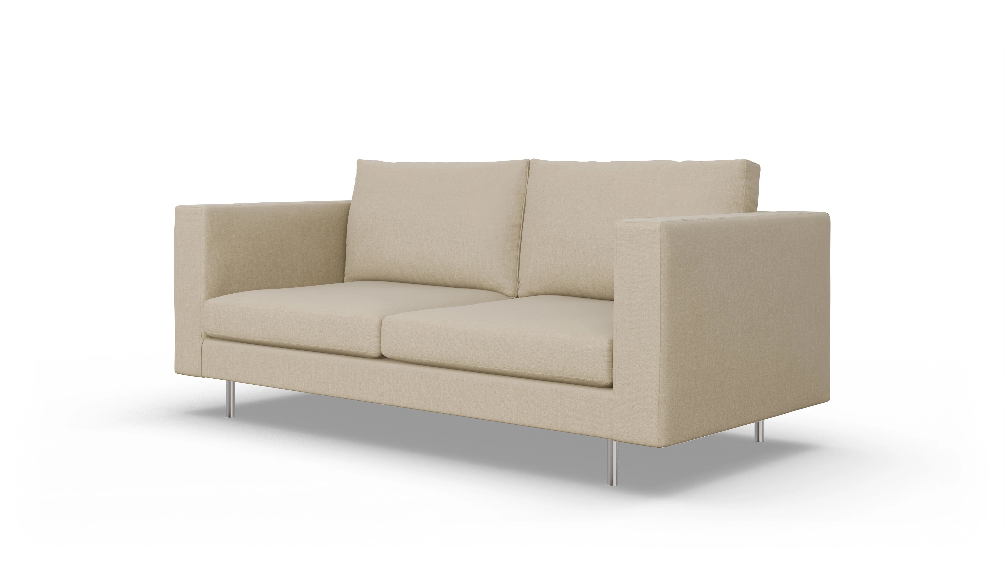 Design-Sofa Silea Ansicht des Produktes Silea 3-Sitzer in Stoff beige