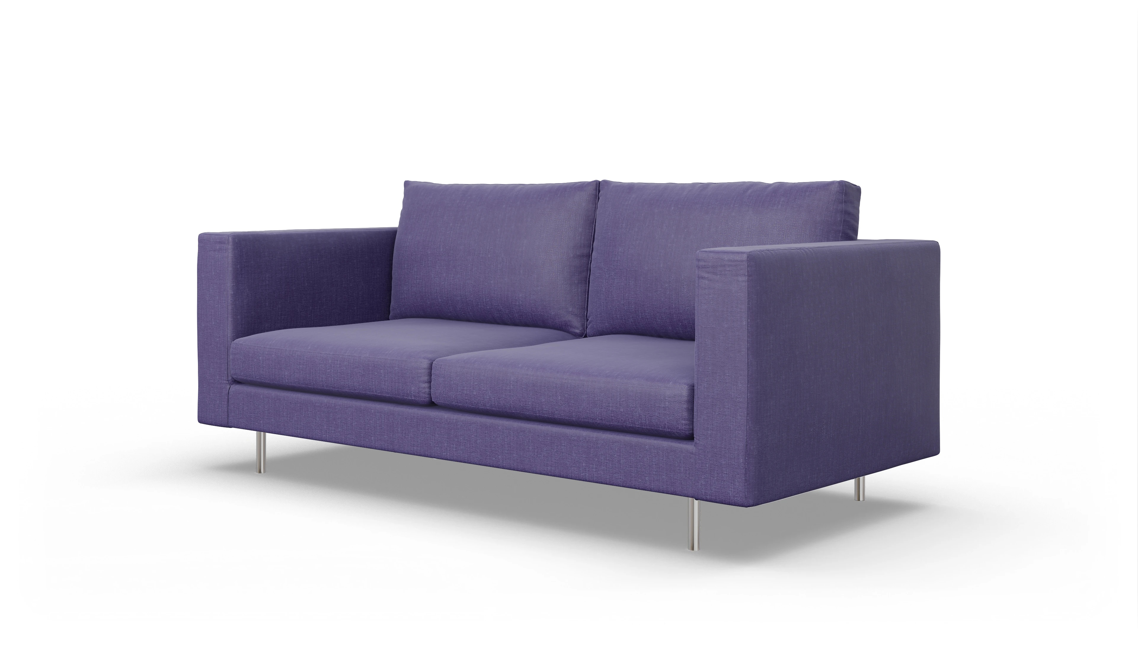 Ansicht des Produktes Silea 3-Sitzer in Stoff blau