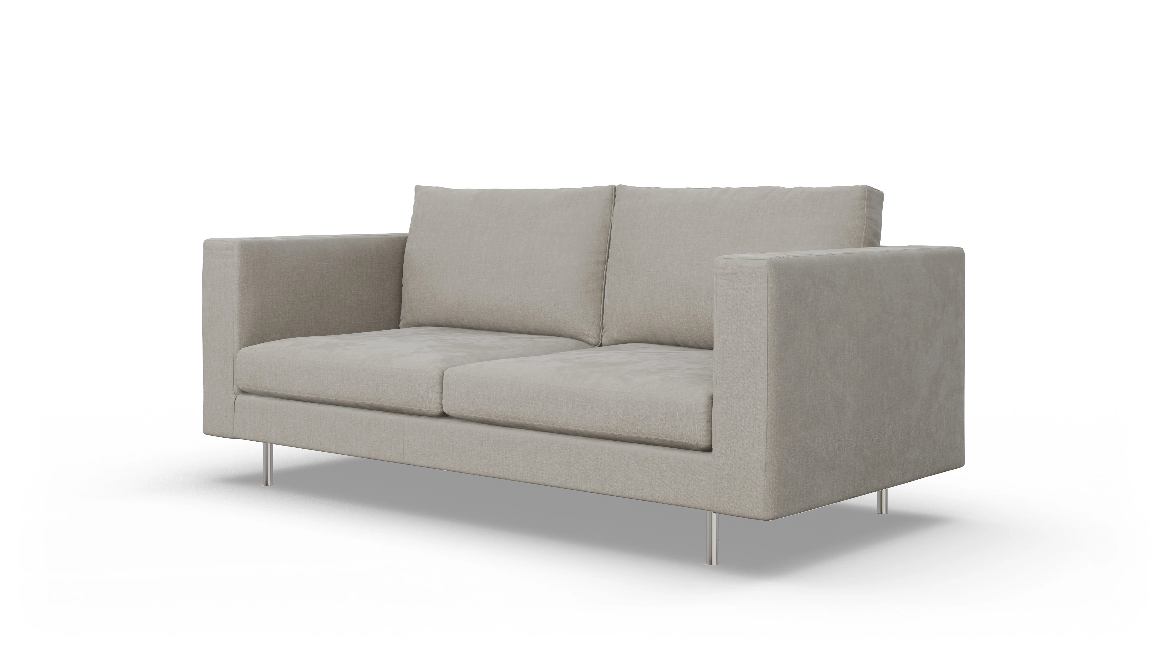 Ansicht des Produktes Silea 3-Sitzer in Stoff grau