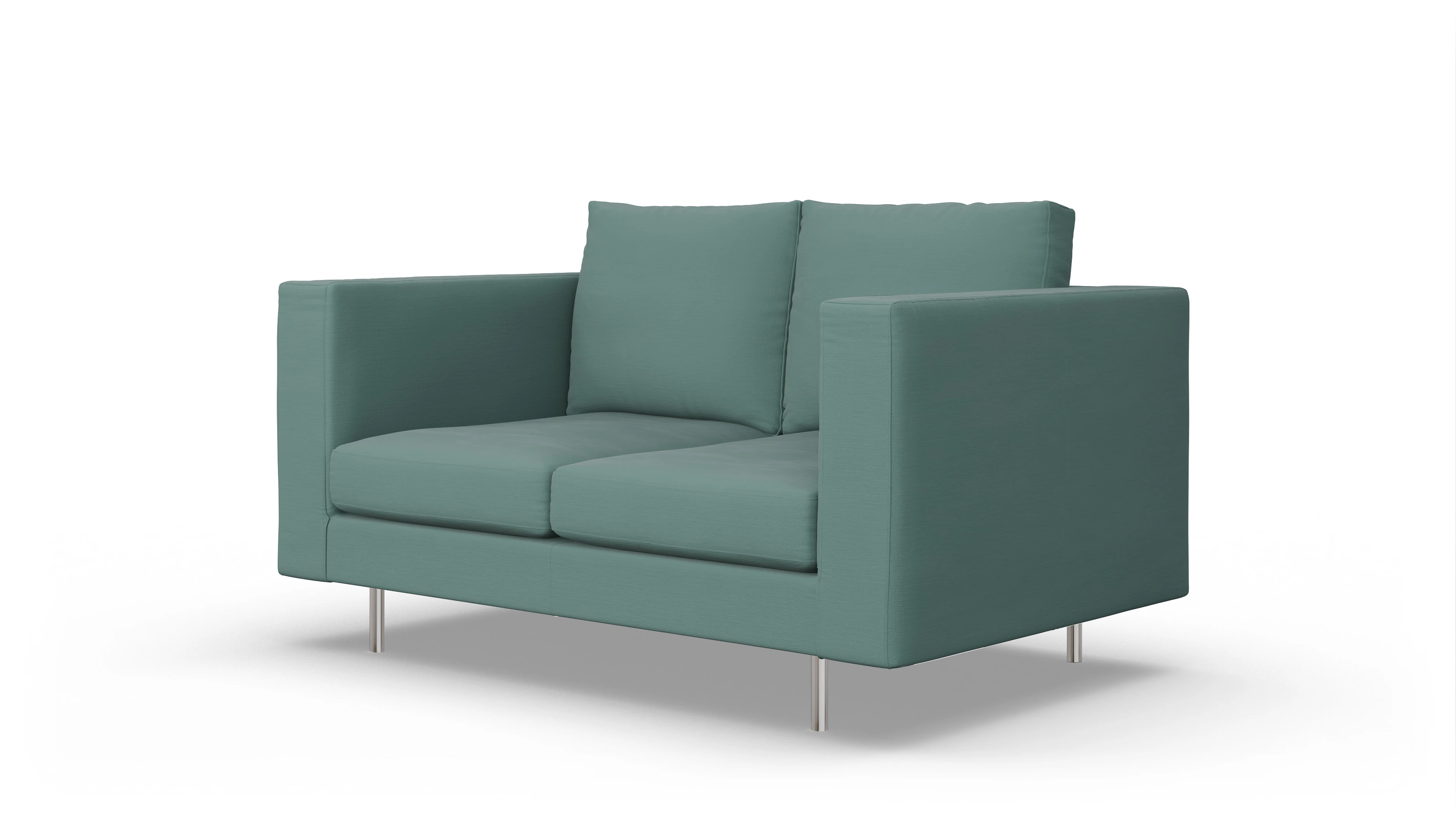 Ansicht des Produktes Silea 2-Sitzer in Stoff blau