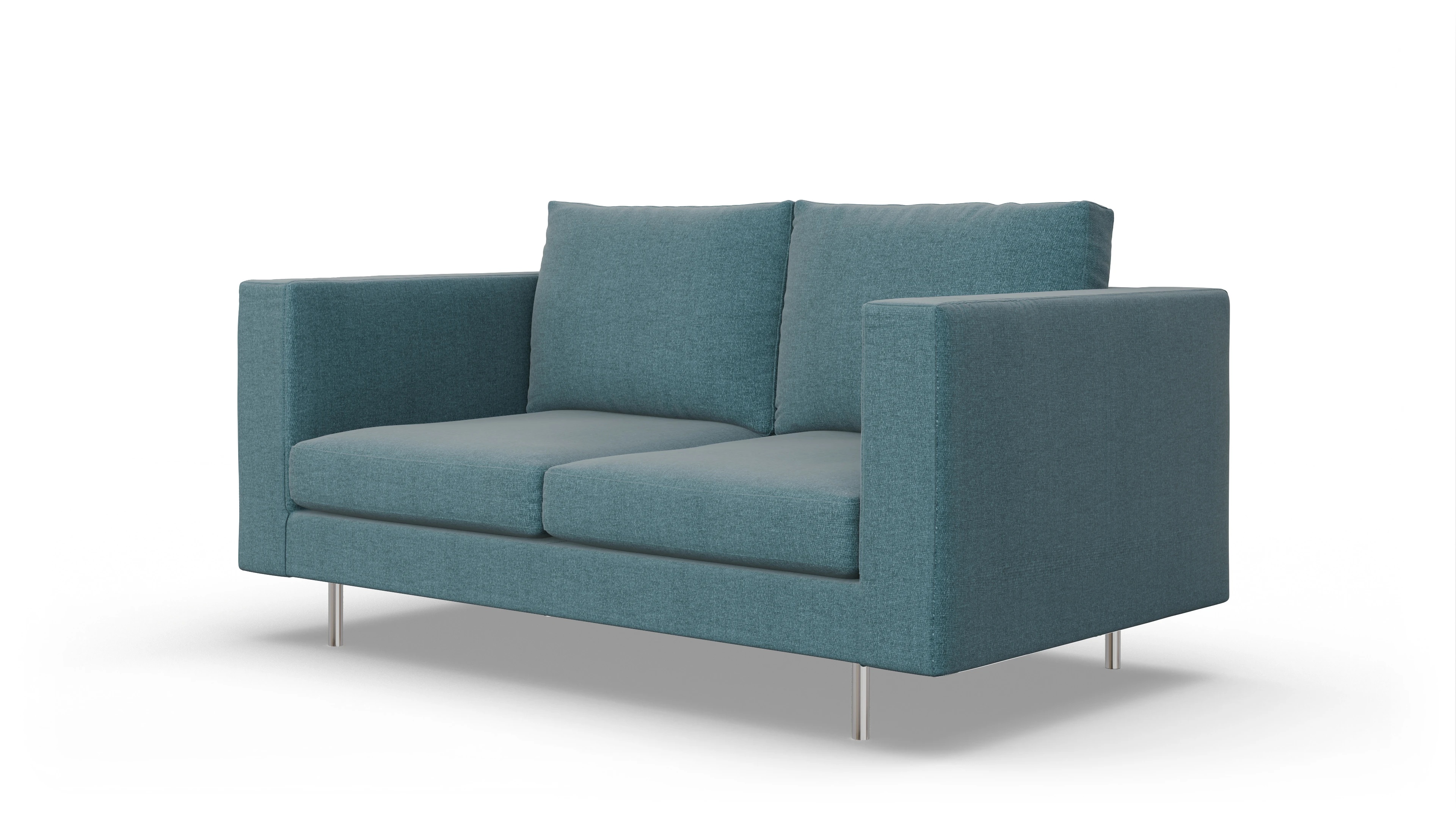 Ansicht des Produktes Silea 2,5-Sitzer in Stoff blau