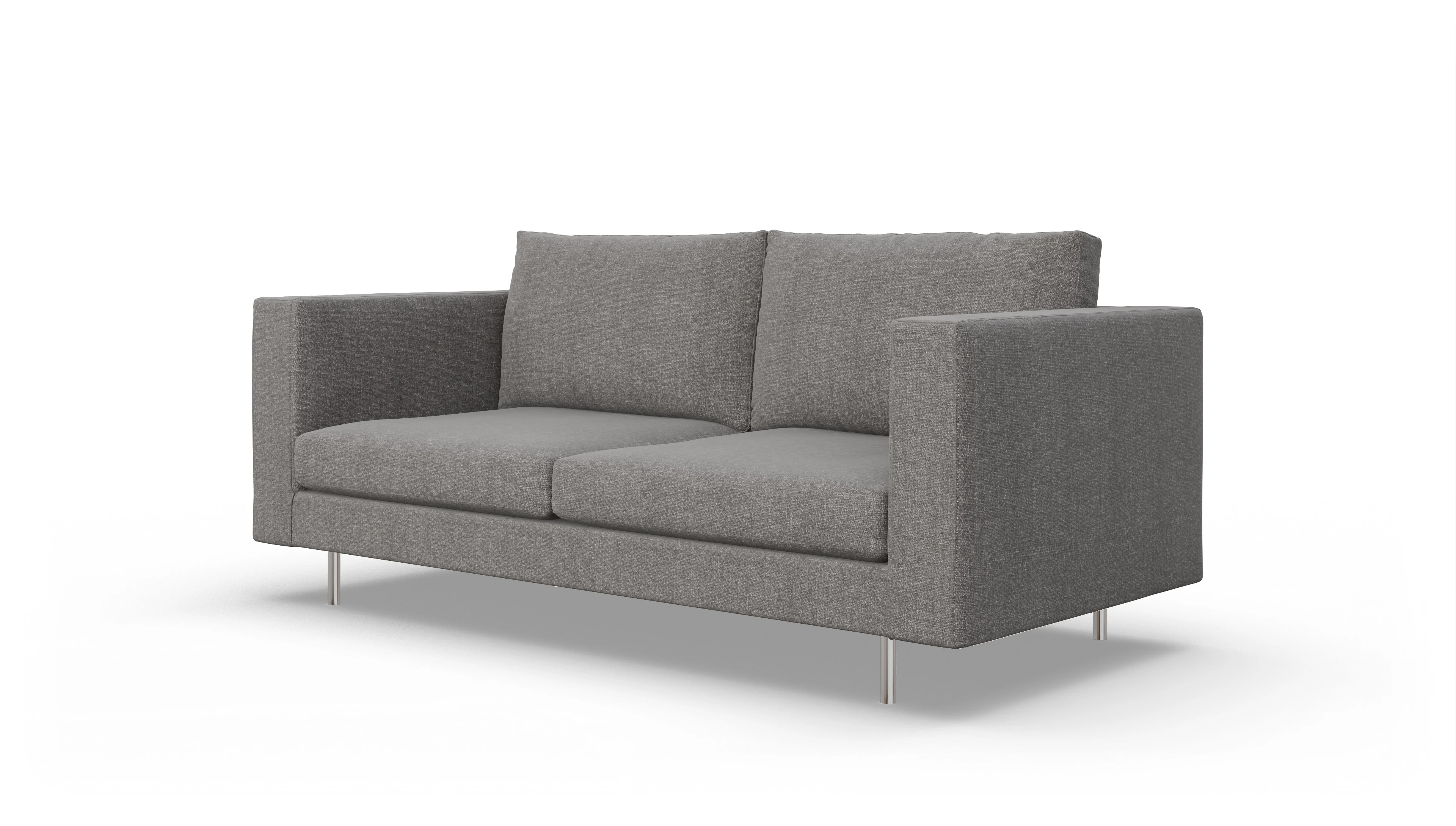 Ansicht des Produktes Silea 3-Sitzer in Stoff grau