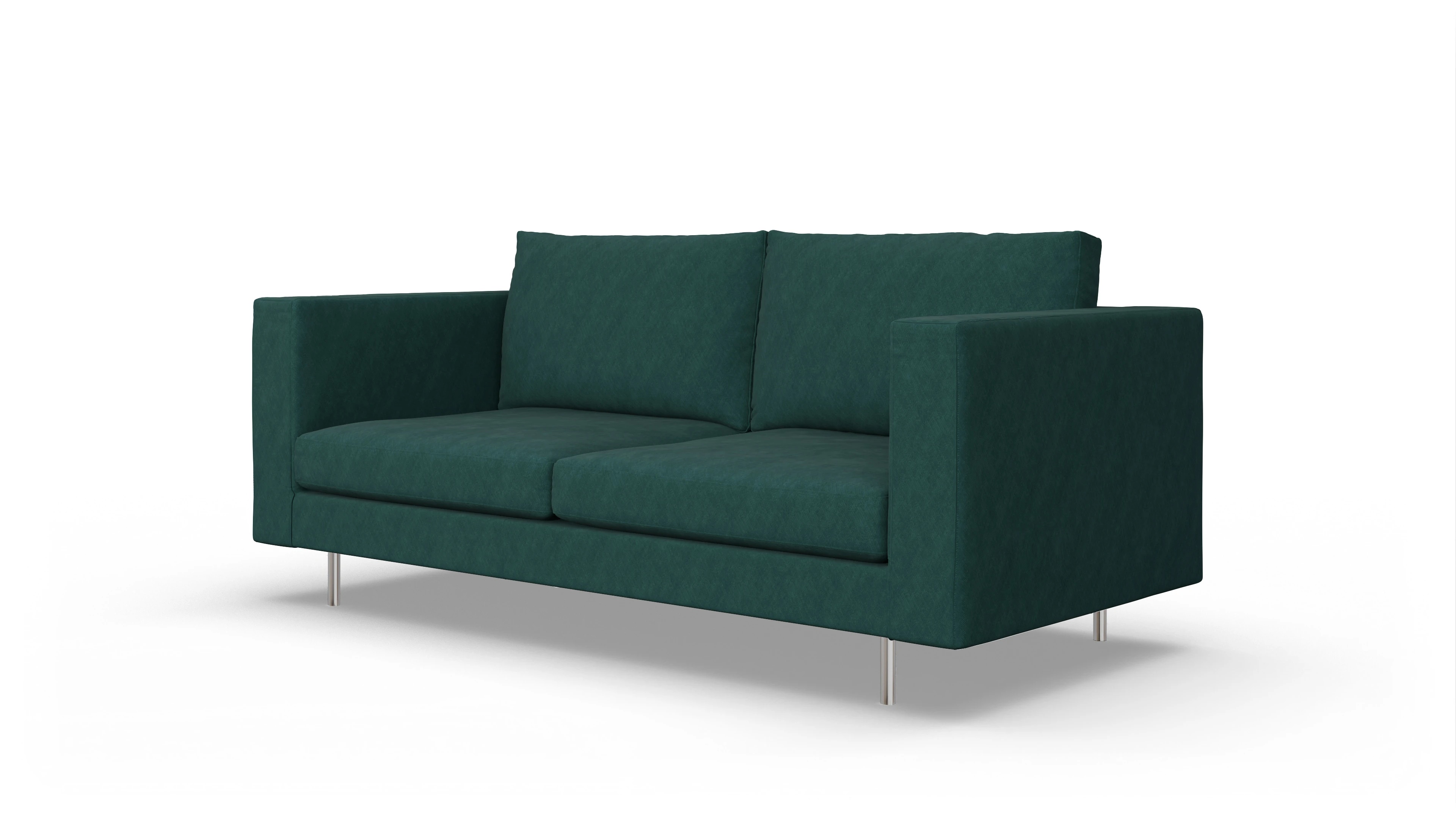Ansicht des Produktes Silea 3-Sitzer in Stoff blau