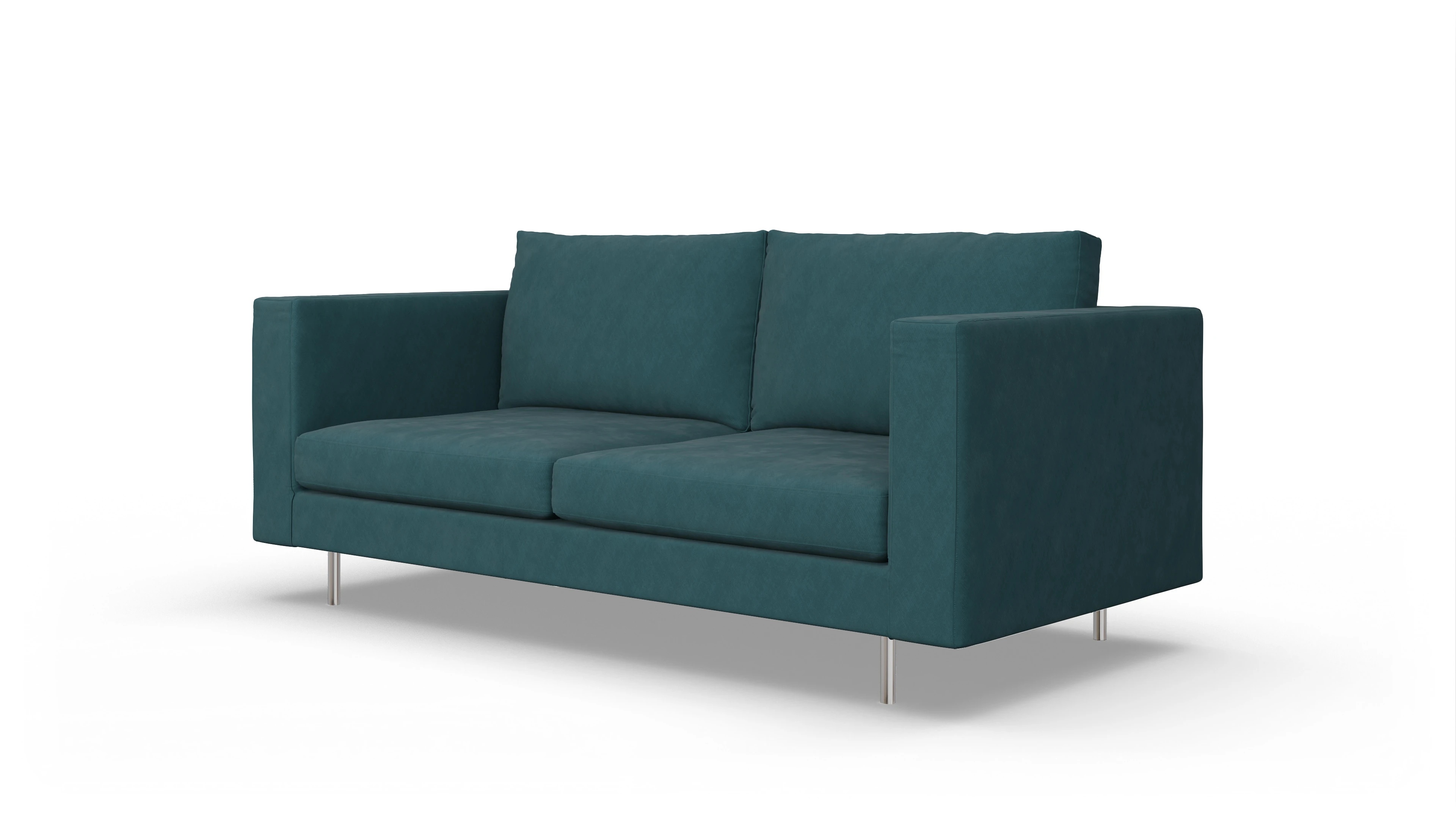 Ansicht des Produktes Silea 3-Sitzer in Stoff blau