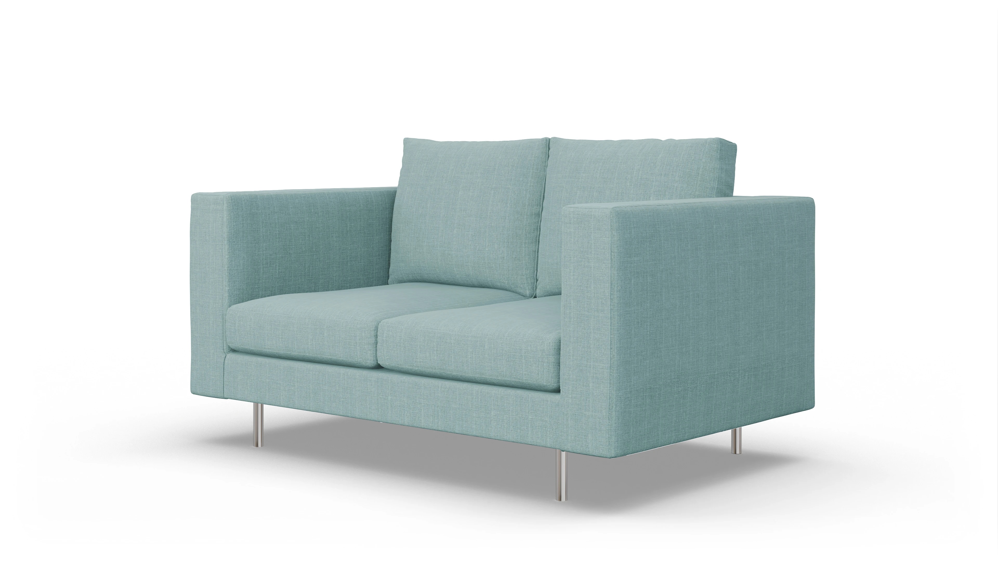 Ansicht des Produktes Silea 2-Sitzer in Stoff blau