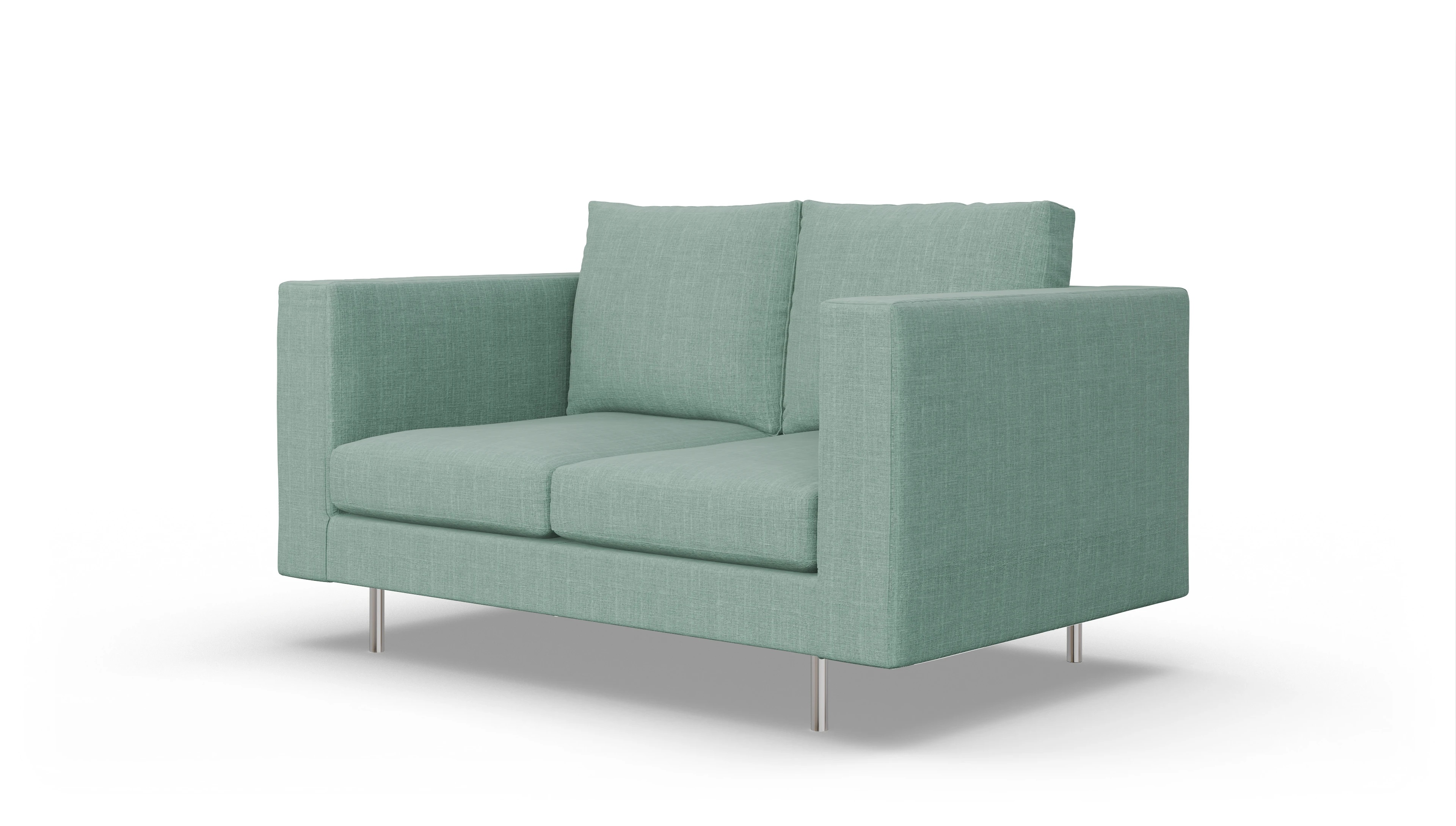 Ansicht des Produktes Silea 2-Sitzer in Stoff blau