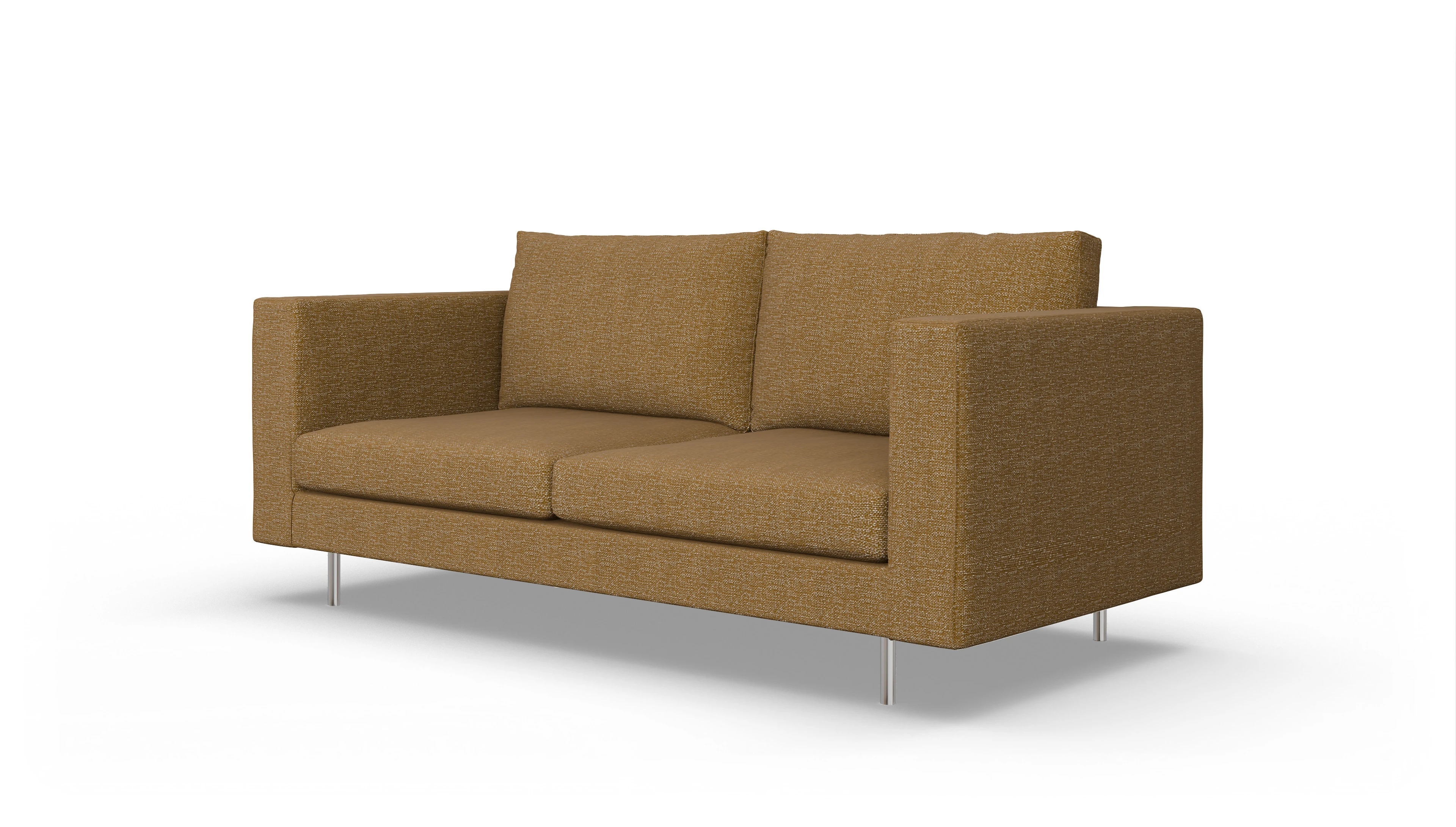 Ansicht des Produktes Silea 3-Sitzer in Stoff orange
