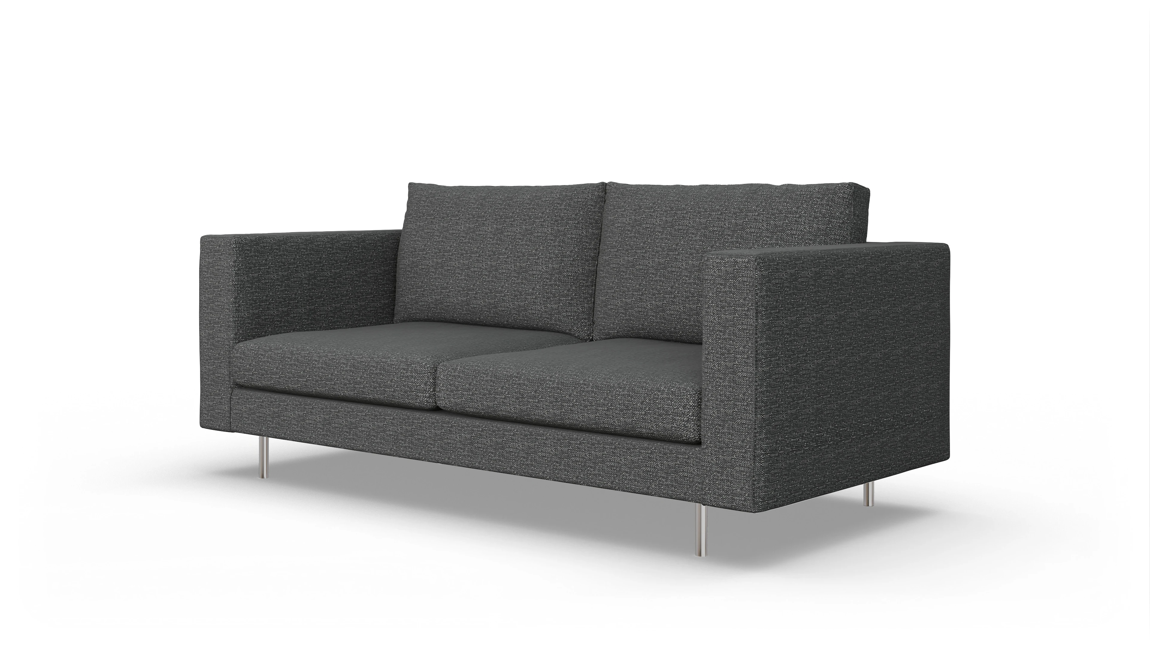 Ansicht des Produktes Silea 3-Sitzer in Stoff grau