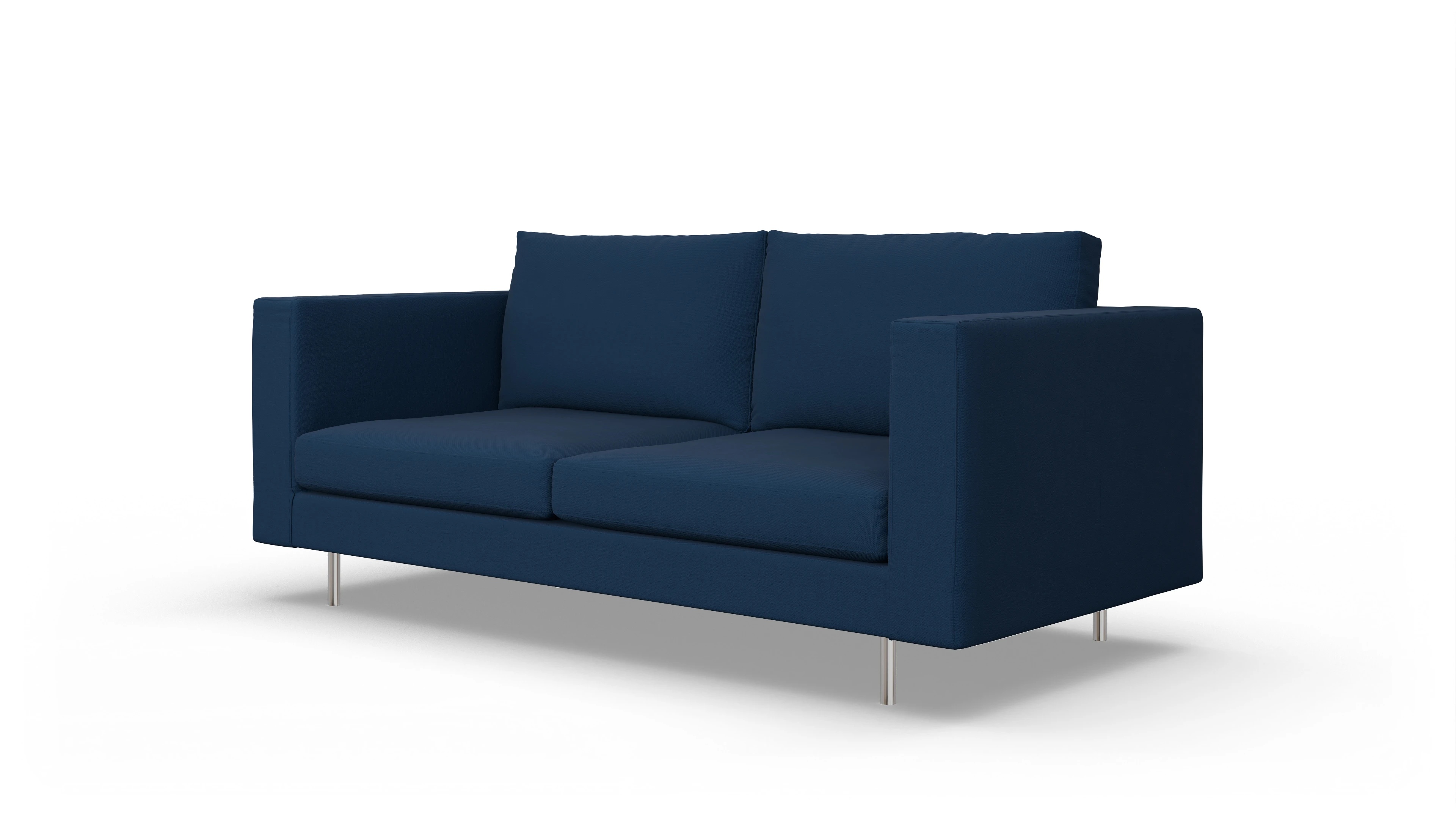 Ansicht des Produktes Silea 3-Sitzer in Stoff blau