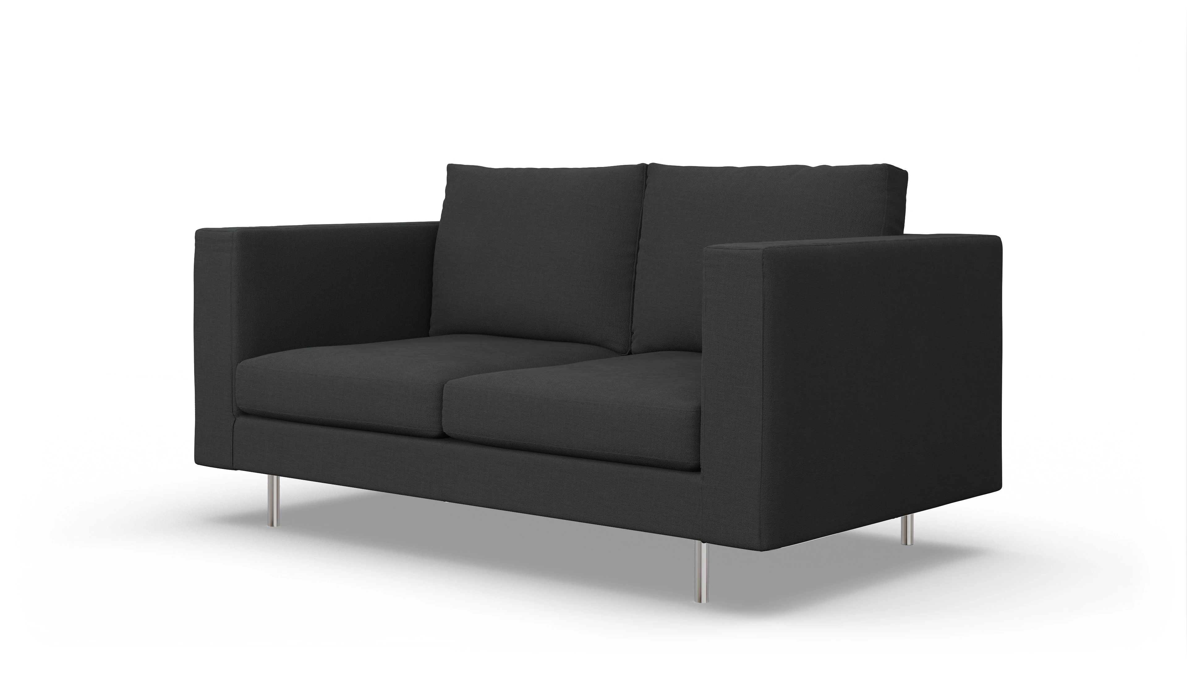 Ansicht des Produktes Silea 2,5-Sitzer in Stoff schwarz