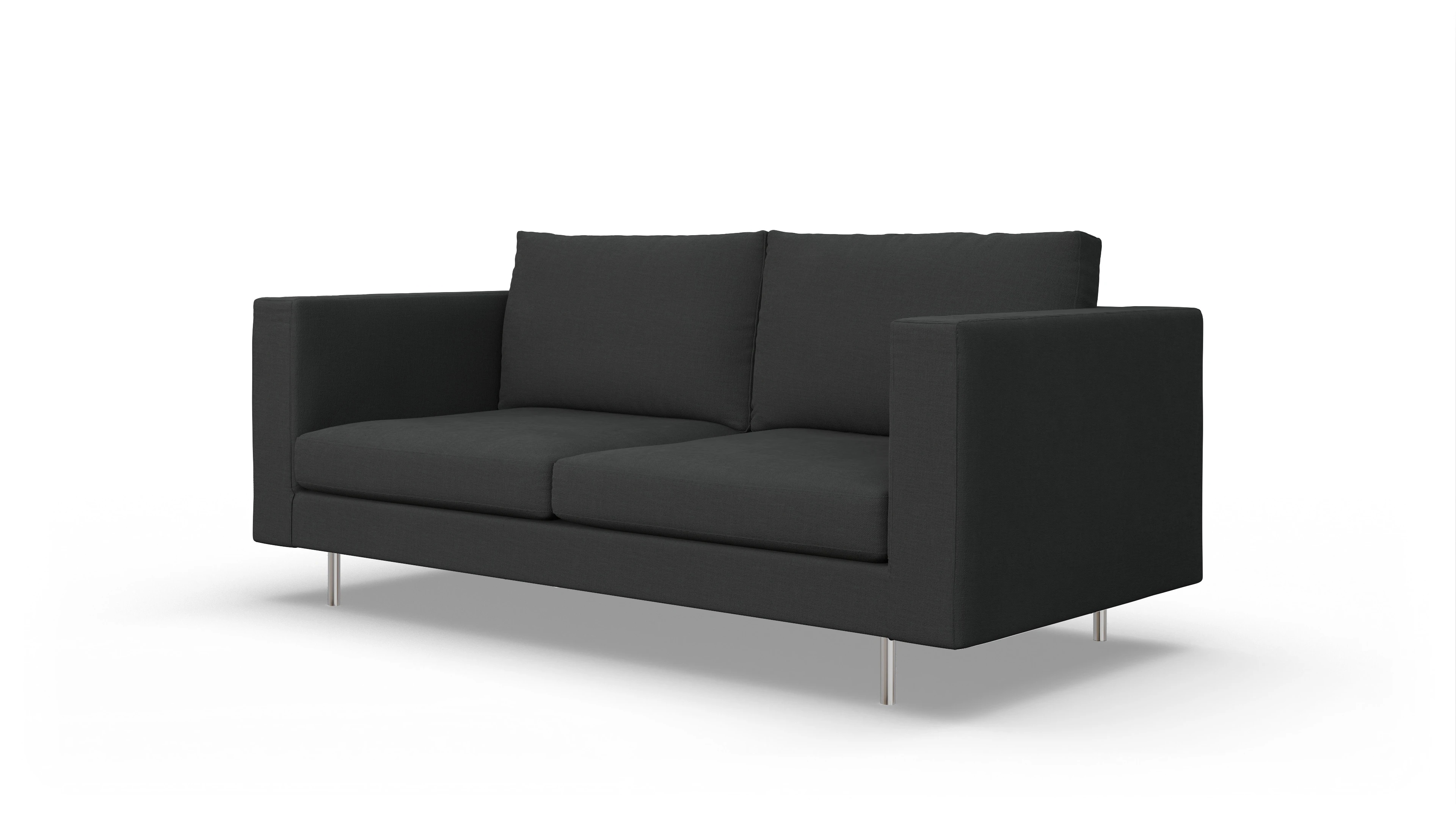 Ansicht des Produktes Silea 3-Sitzer in Stoff schwarz