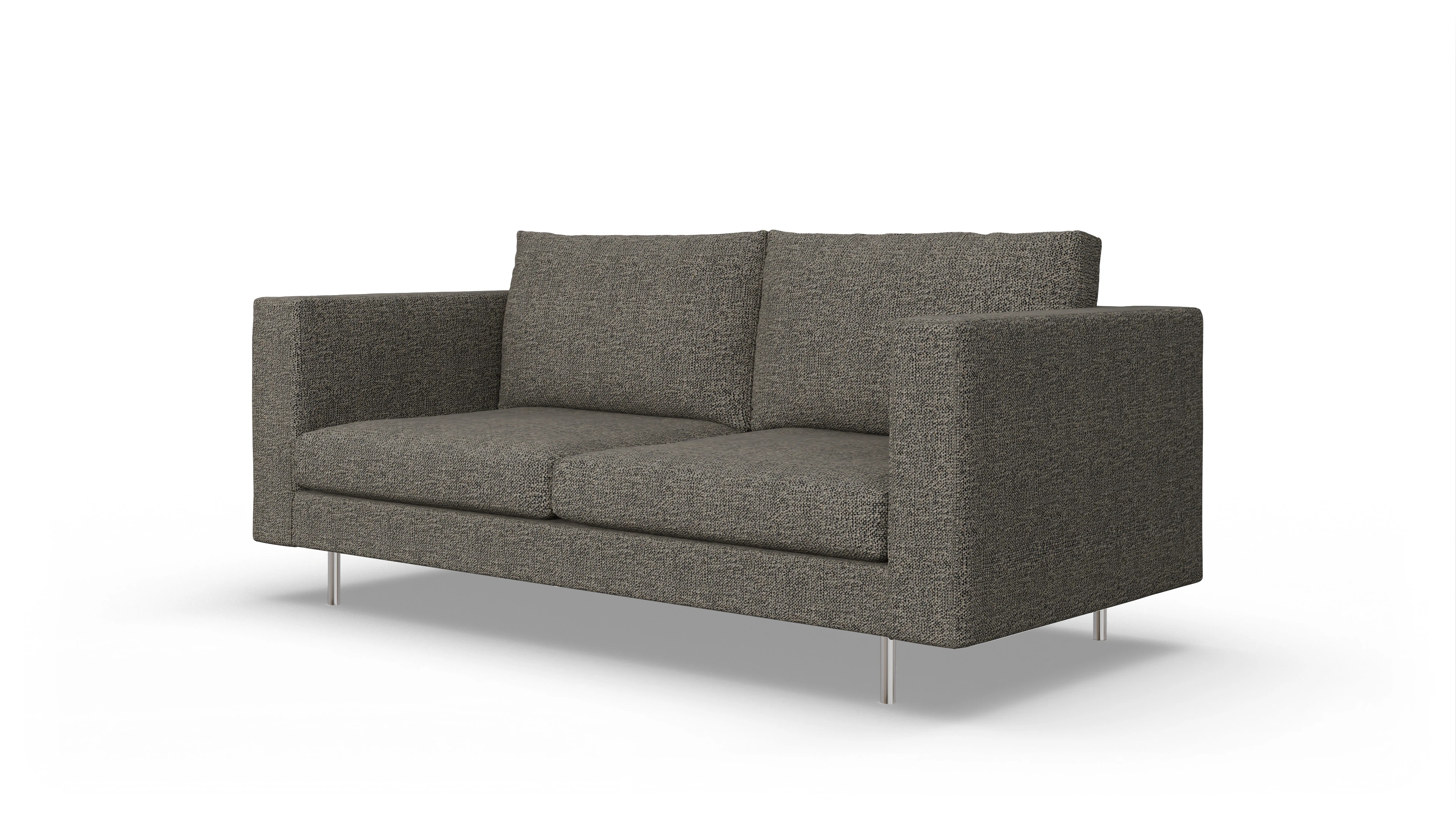 Ansicht des Produktes Silea 3-Sitzer in Stoff grau