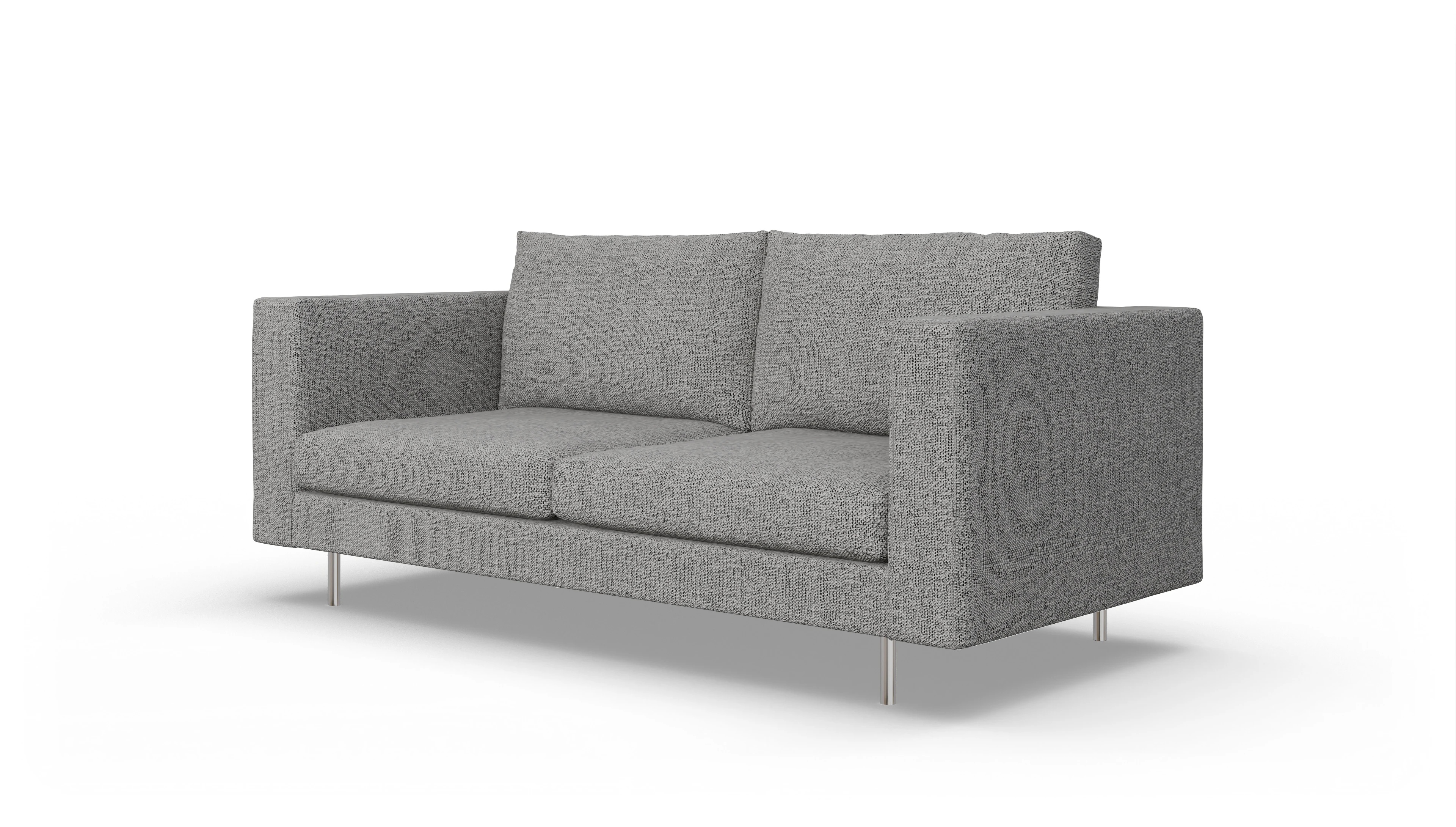 Ansicht des Produktes Silea 3-Sitzer in Stoff grau