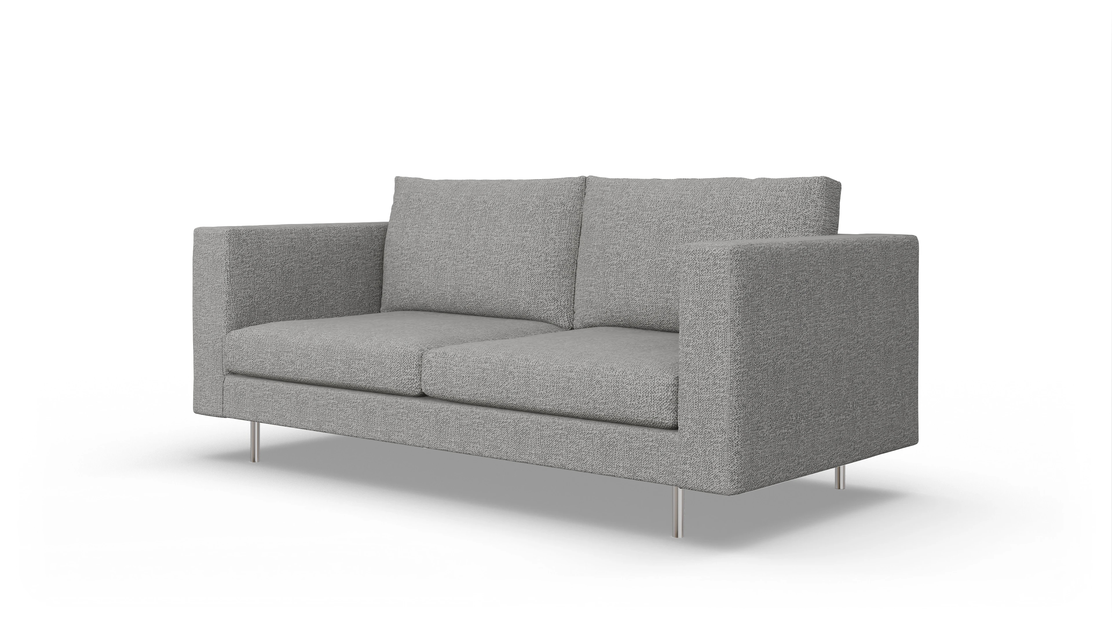 Ansicht des Produktes Silea 3-Sitzer in Stoff grau