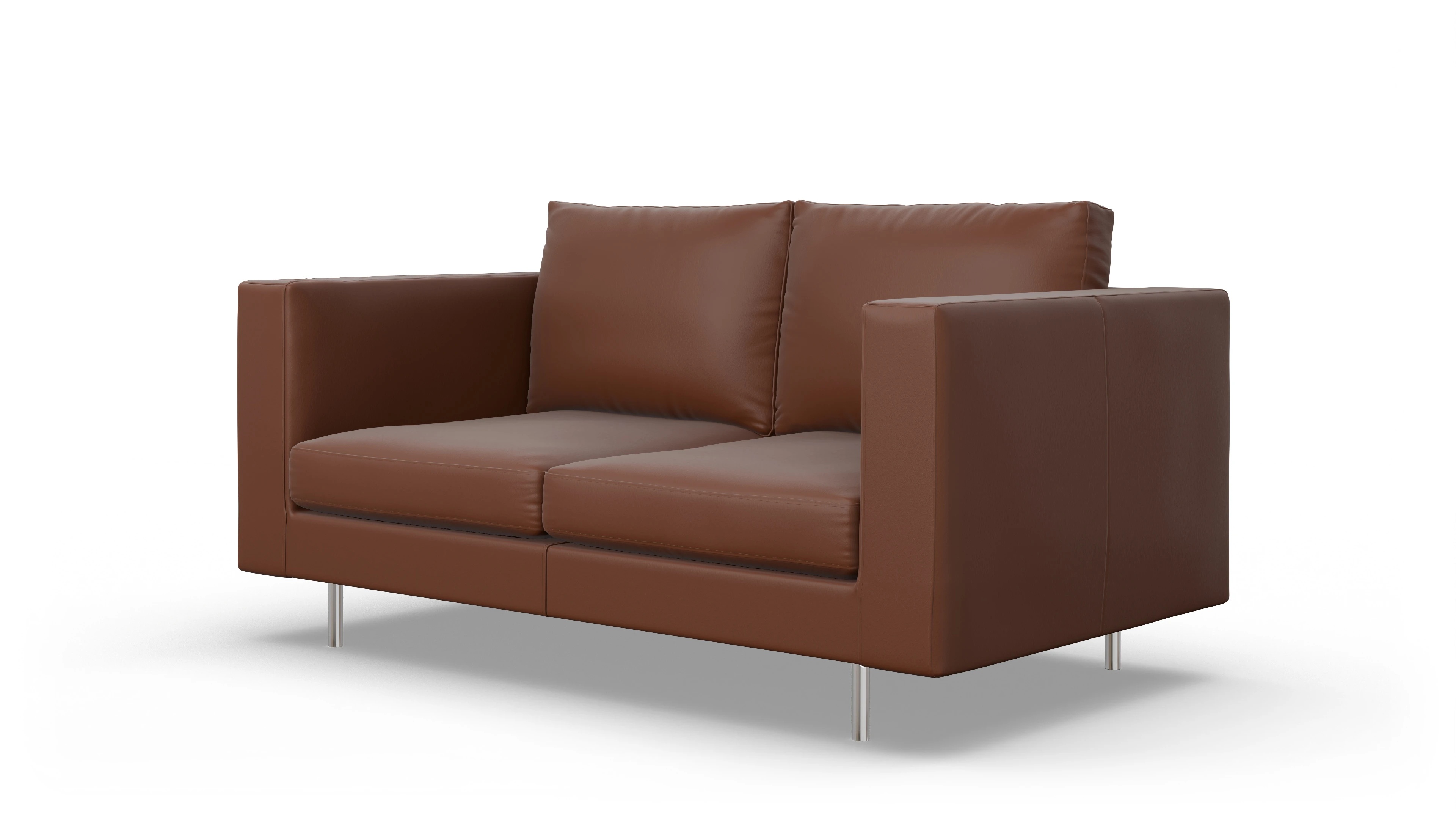 Ansicht des Produktes Silea 2,5-Sitzer in Leder braun