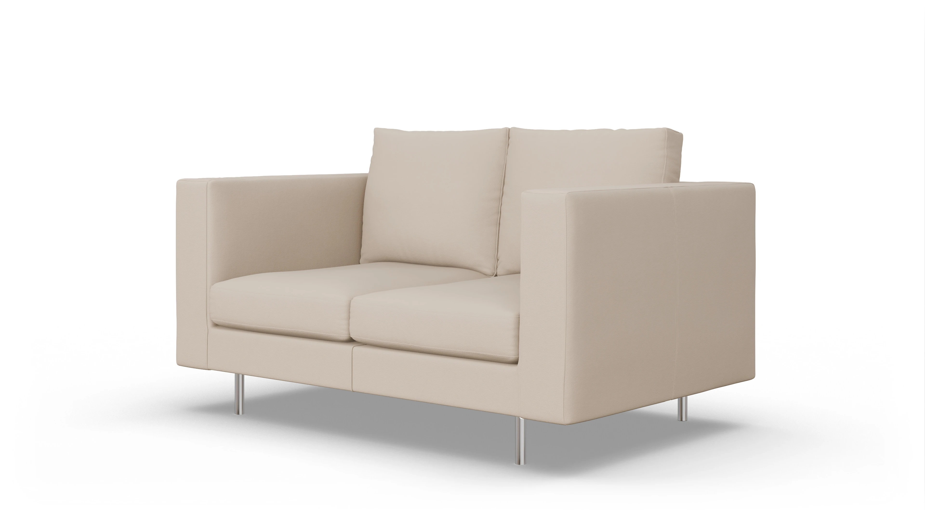 Ansicht des Produktes Silea 2-Sitzer in Leder beige