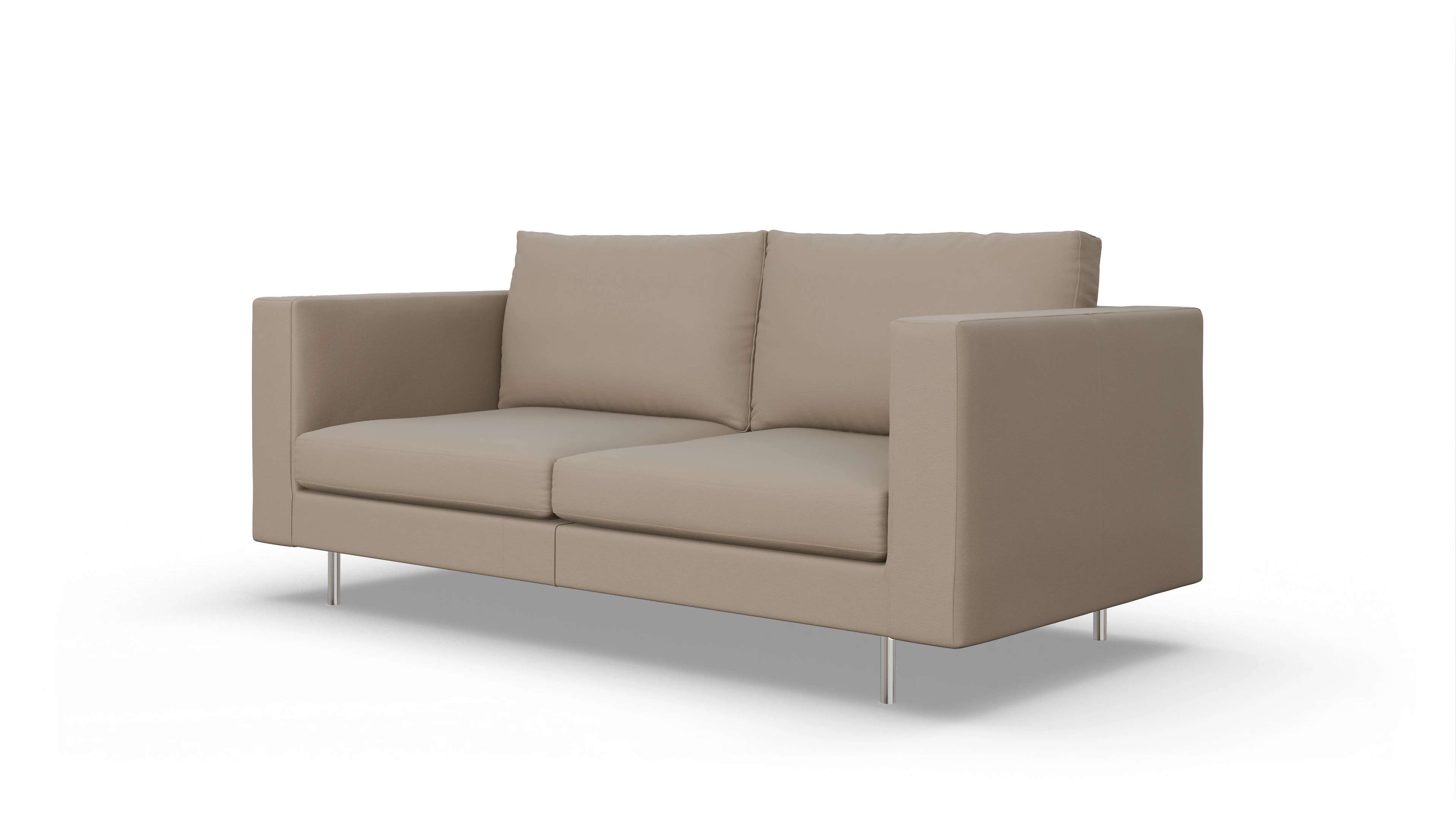 Ansicht des Produktes Silea 3-Sitzer in Leder beige