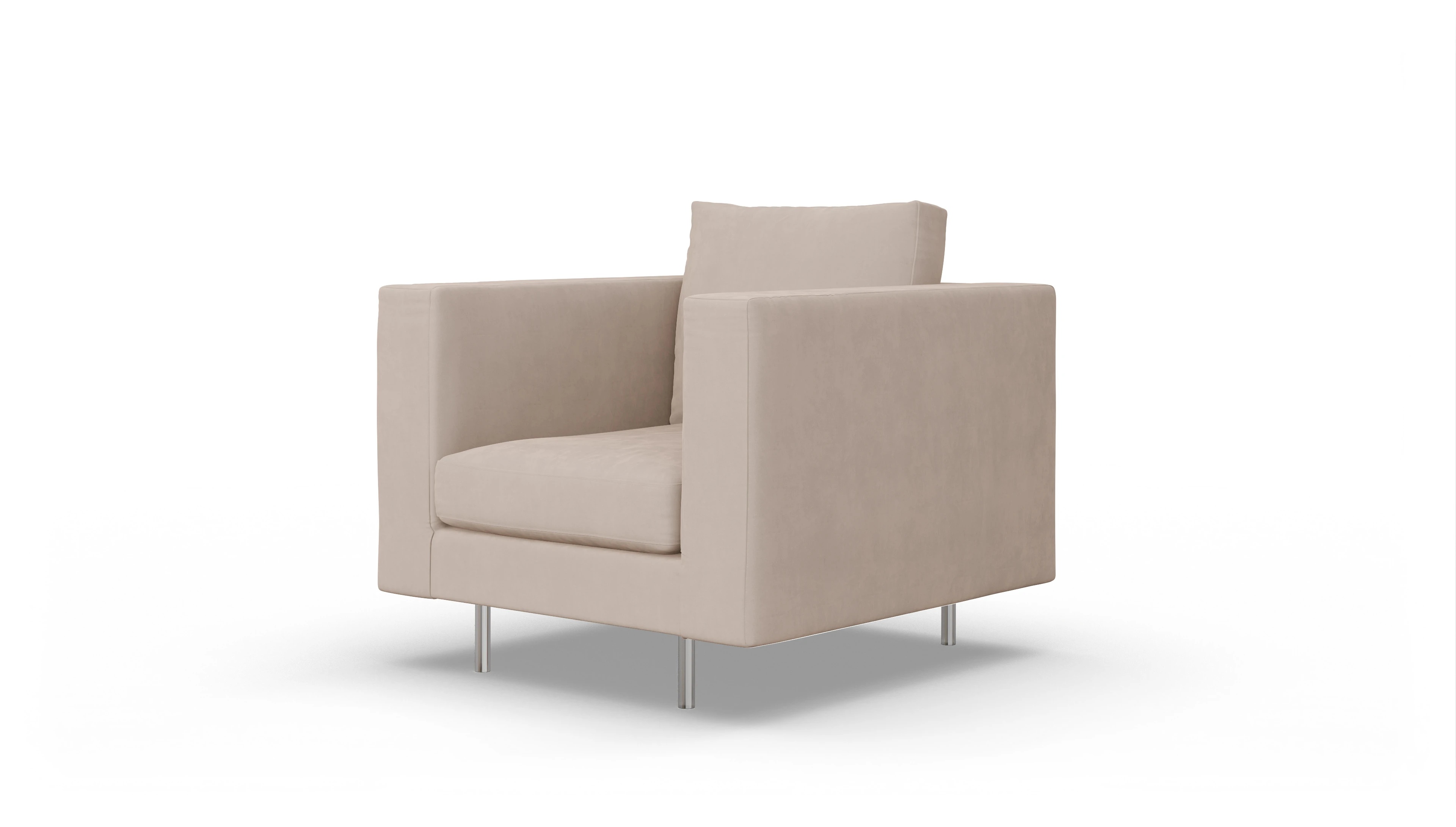 Ansicht des Produktes Silea Sessel in Samt beige