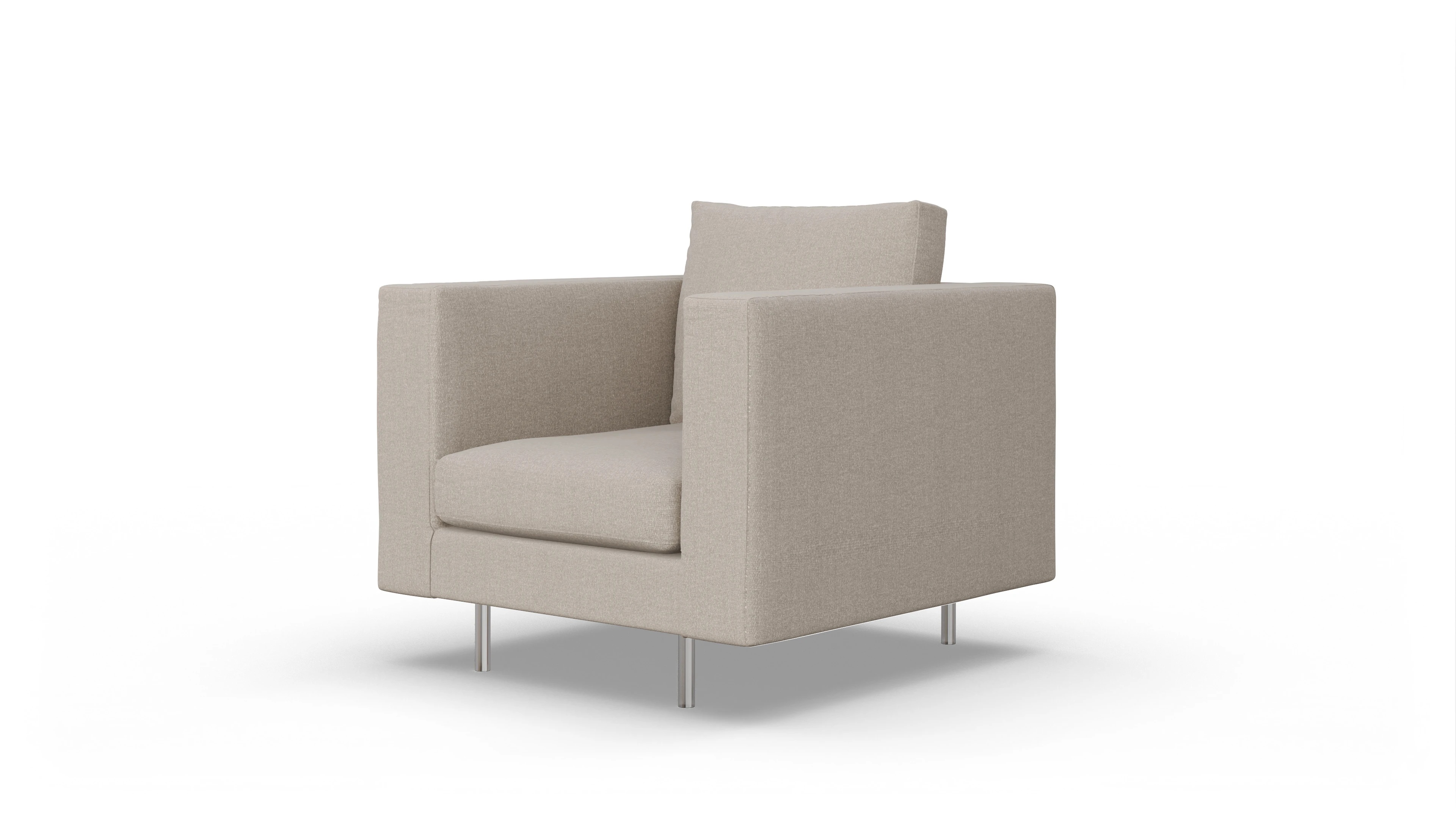 Ansicht des Produktes Silea Sessel in Stoff beige
