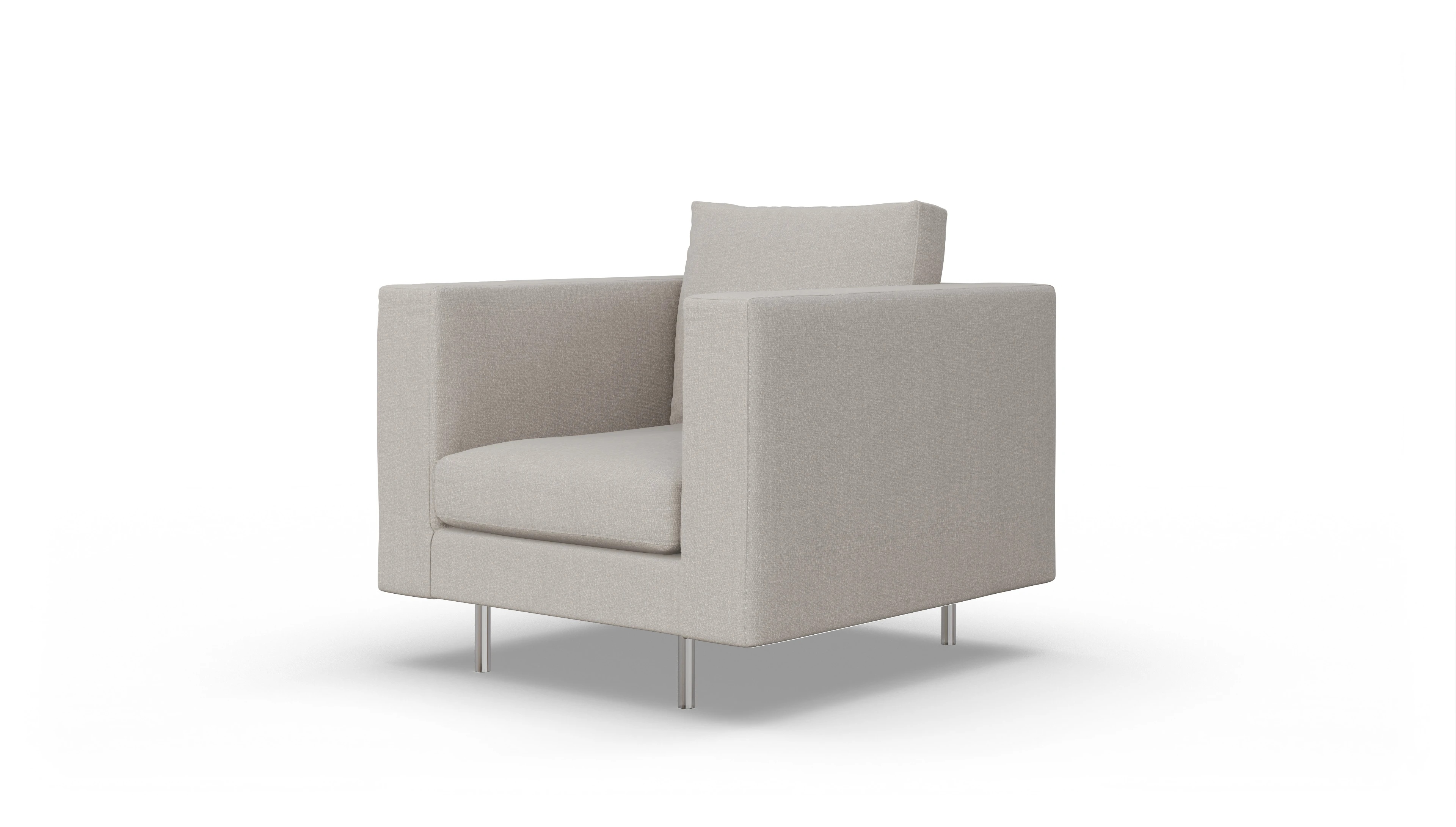 Ansicht des Produktes Silea Sessel in Stoff beige