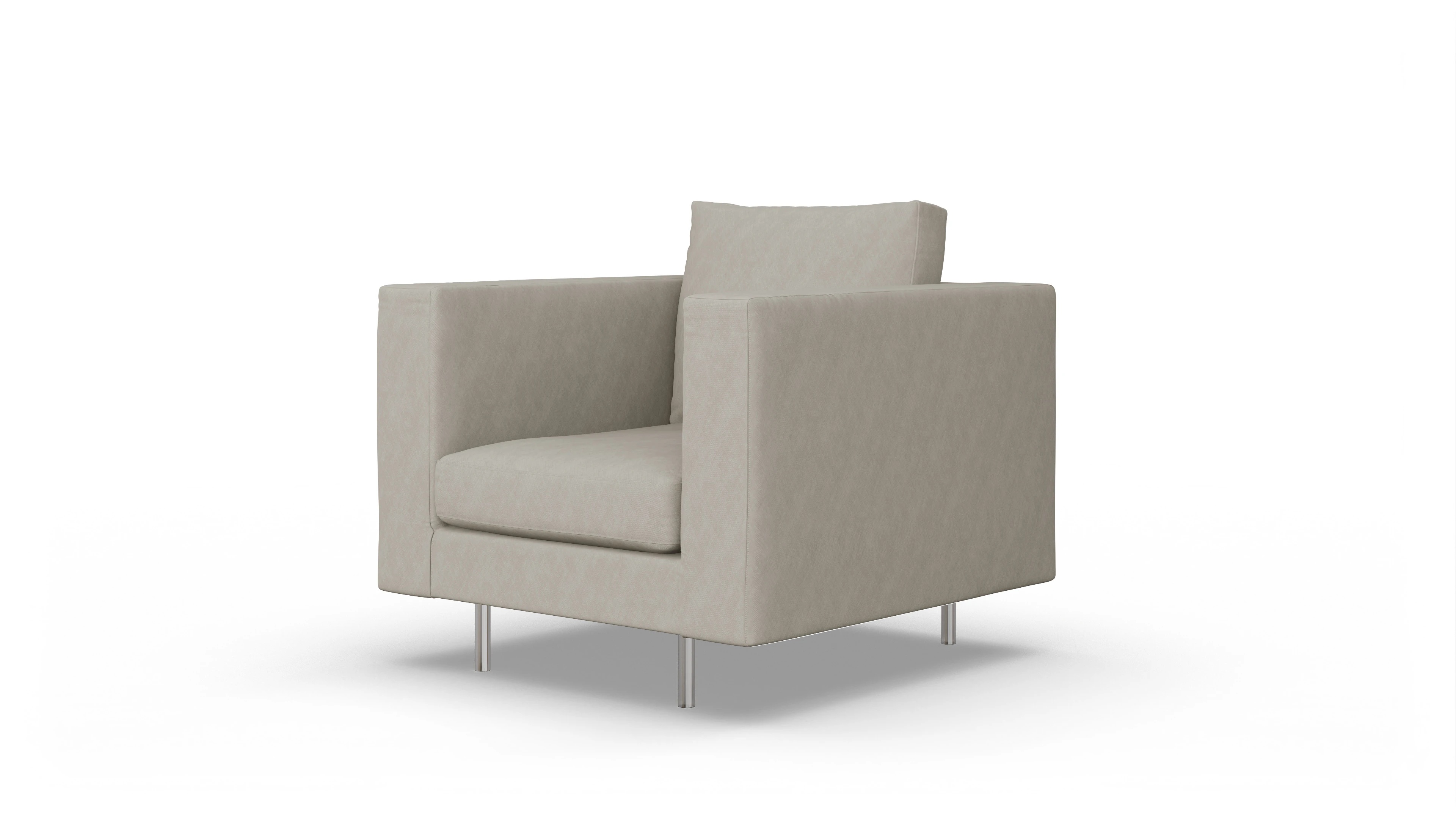 Ansicht des Produktes Silea Sessel in Stoff beige
