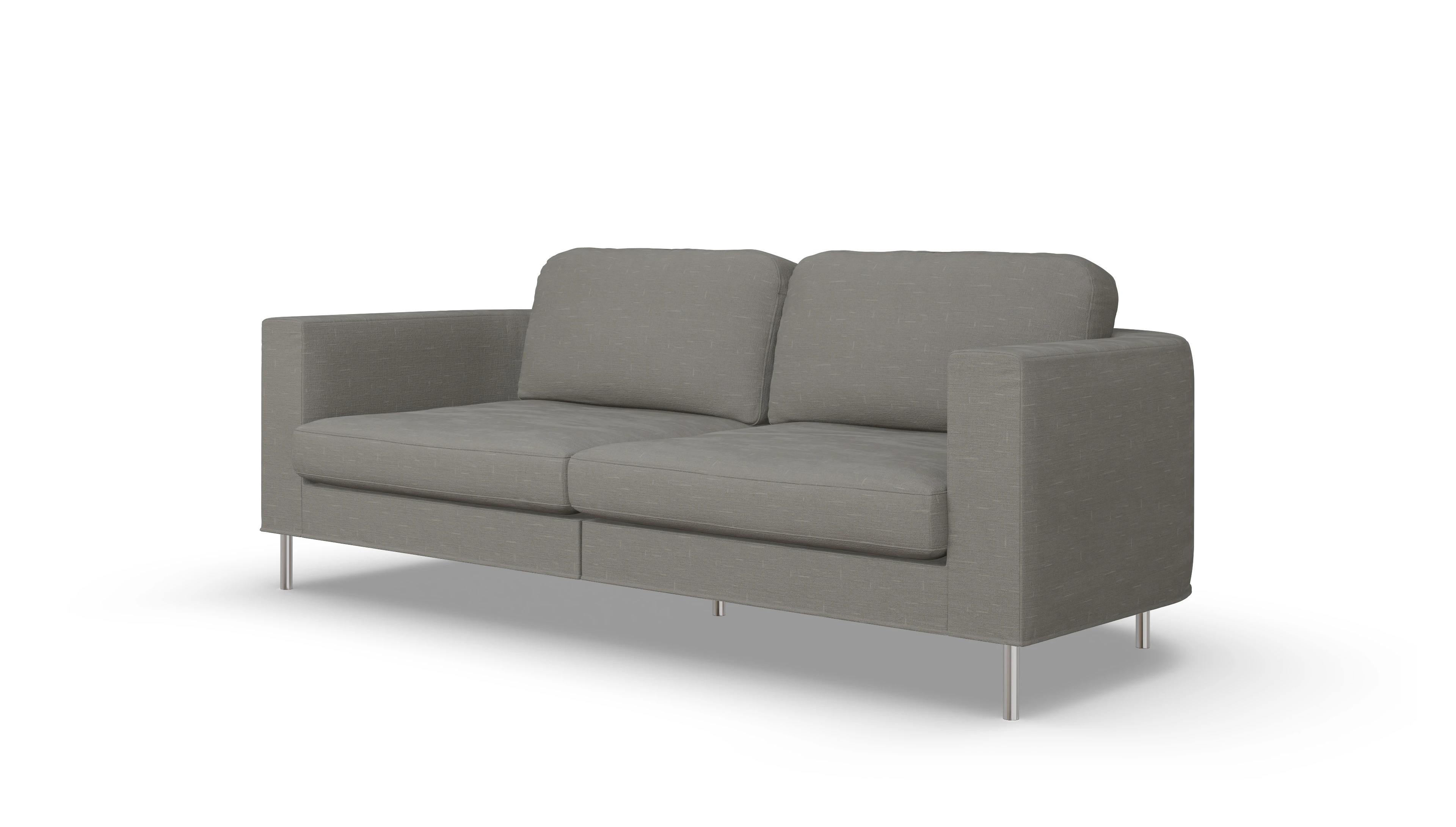 Ansicht des Produktes Girando 3-Sitzer in Stoff grau