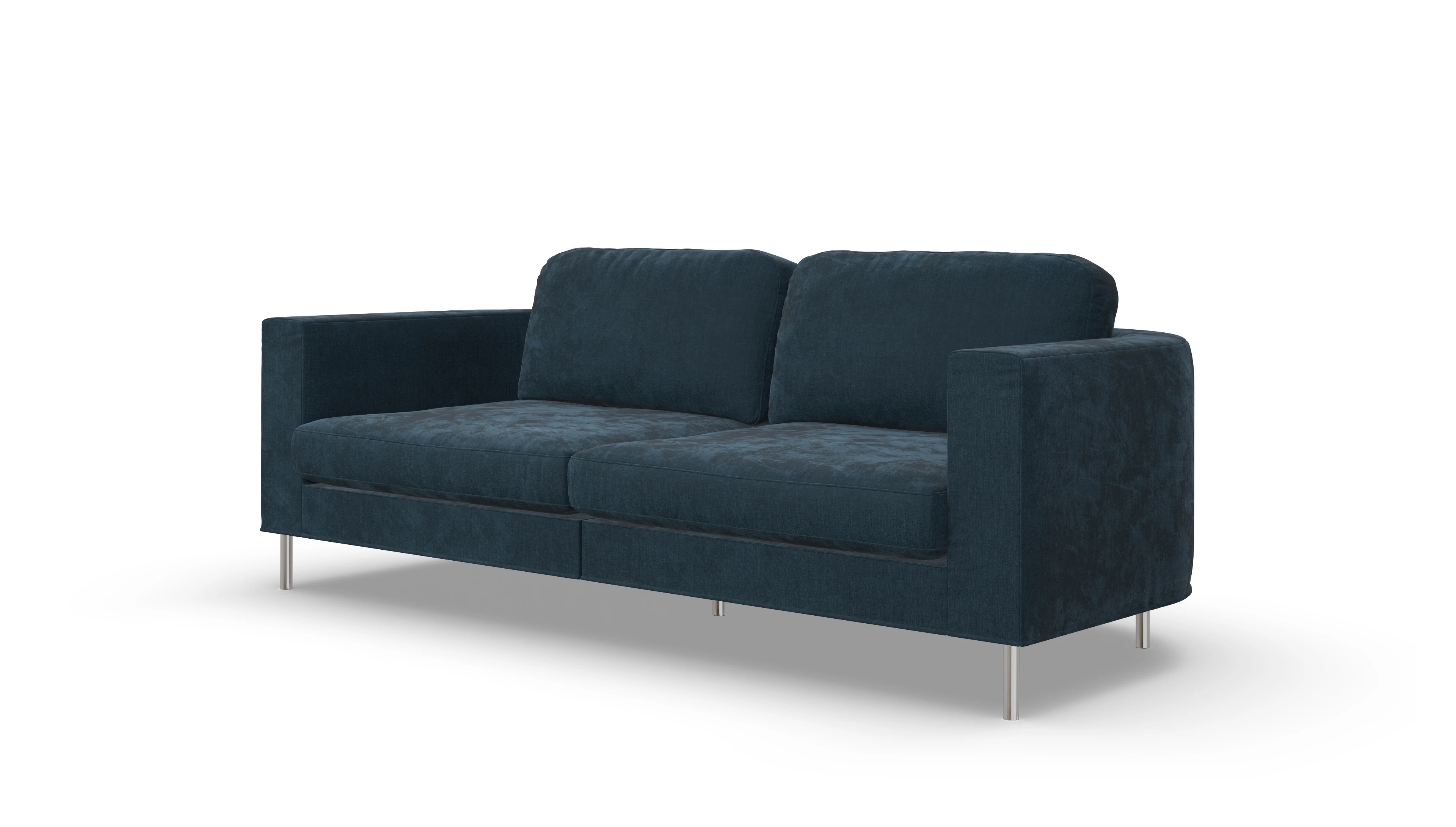 Ansicht des Produktes Girando 3-Sitzer in Stoff blau