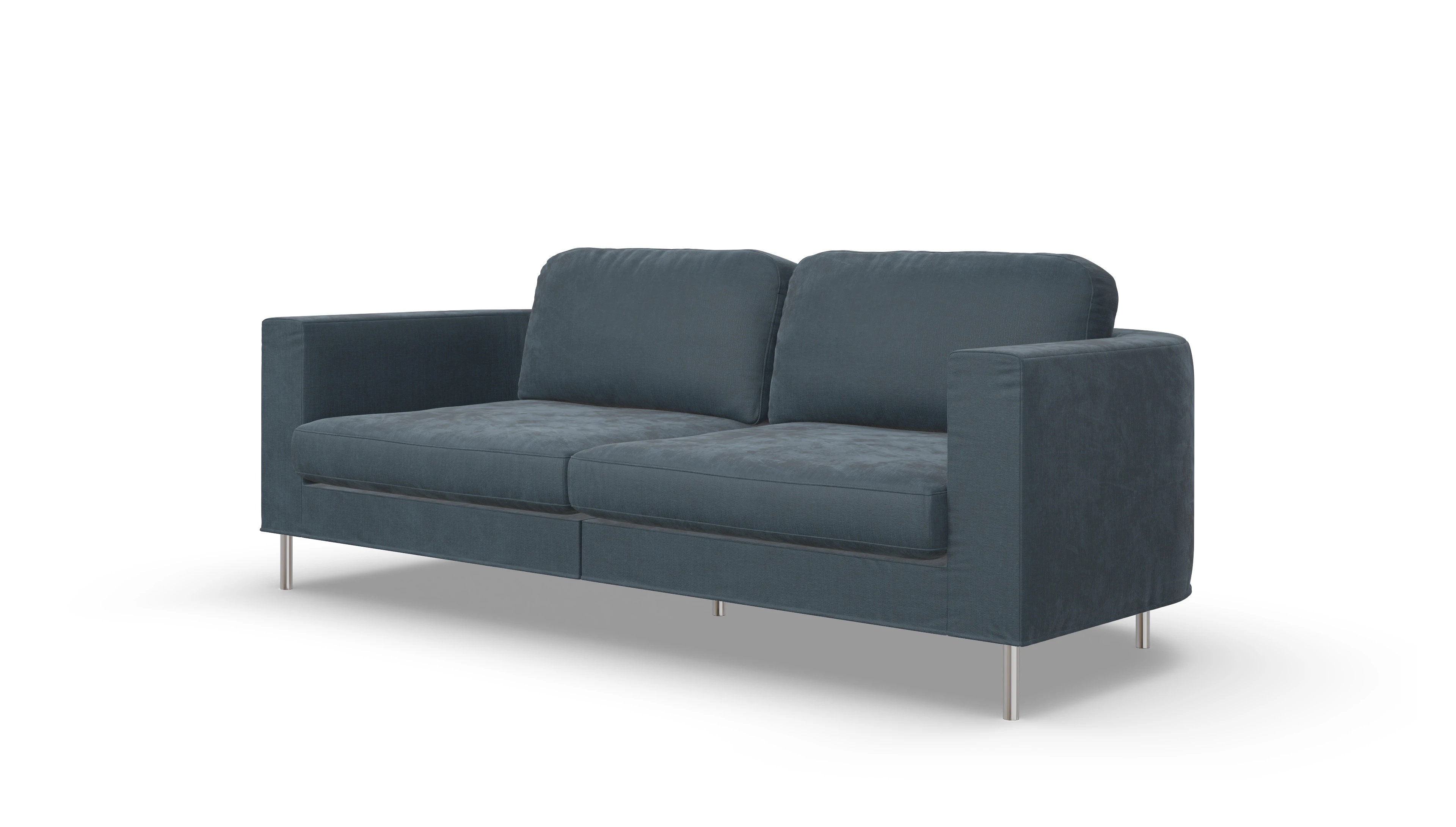 Ansicht des Produktes Girando 3-Sitzer in Stoff blau