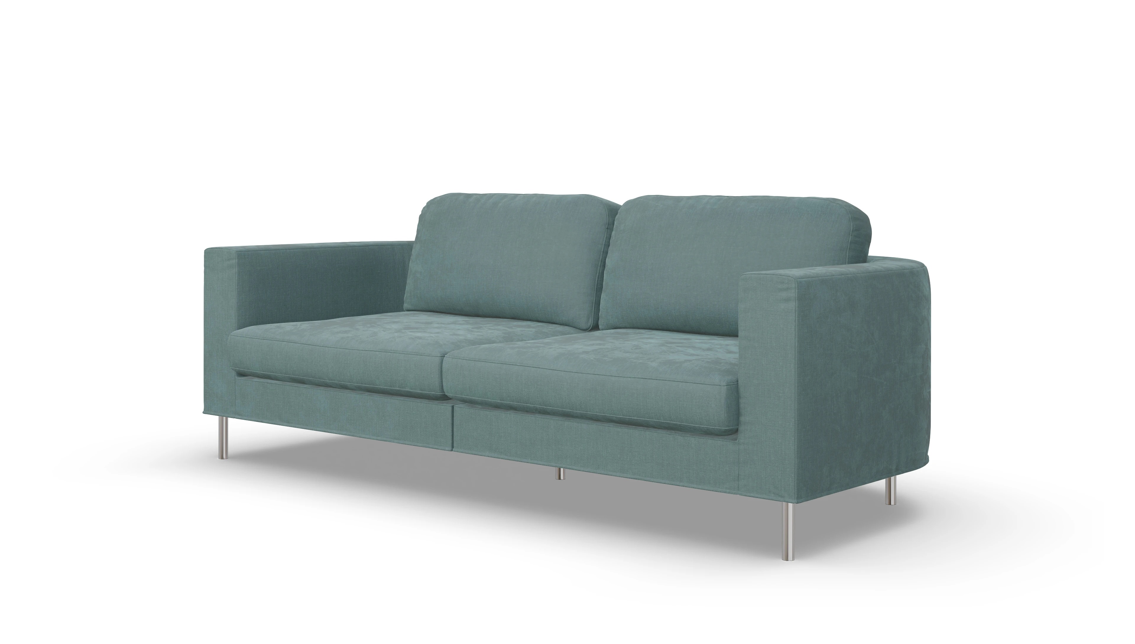 Ansicht des Produktes Girando 3-Sitzer in Stoff blau