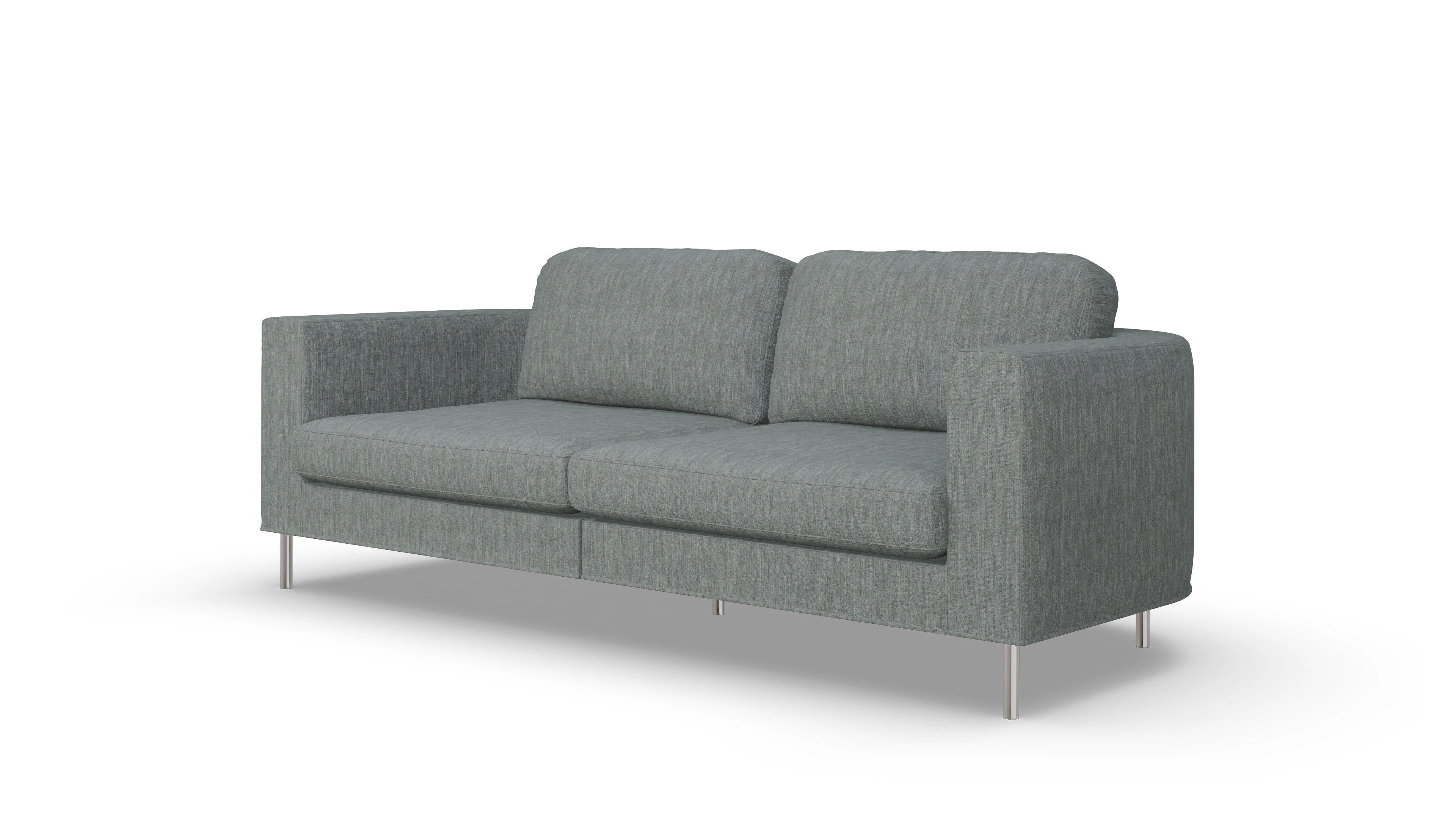 Ansicht des Produktes Girando 3-Sitzer in Stoff blau