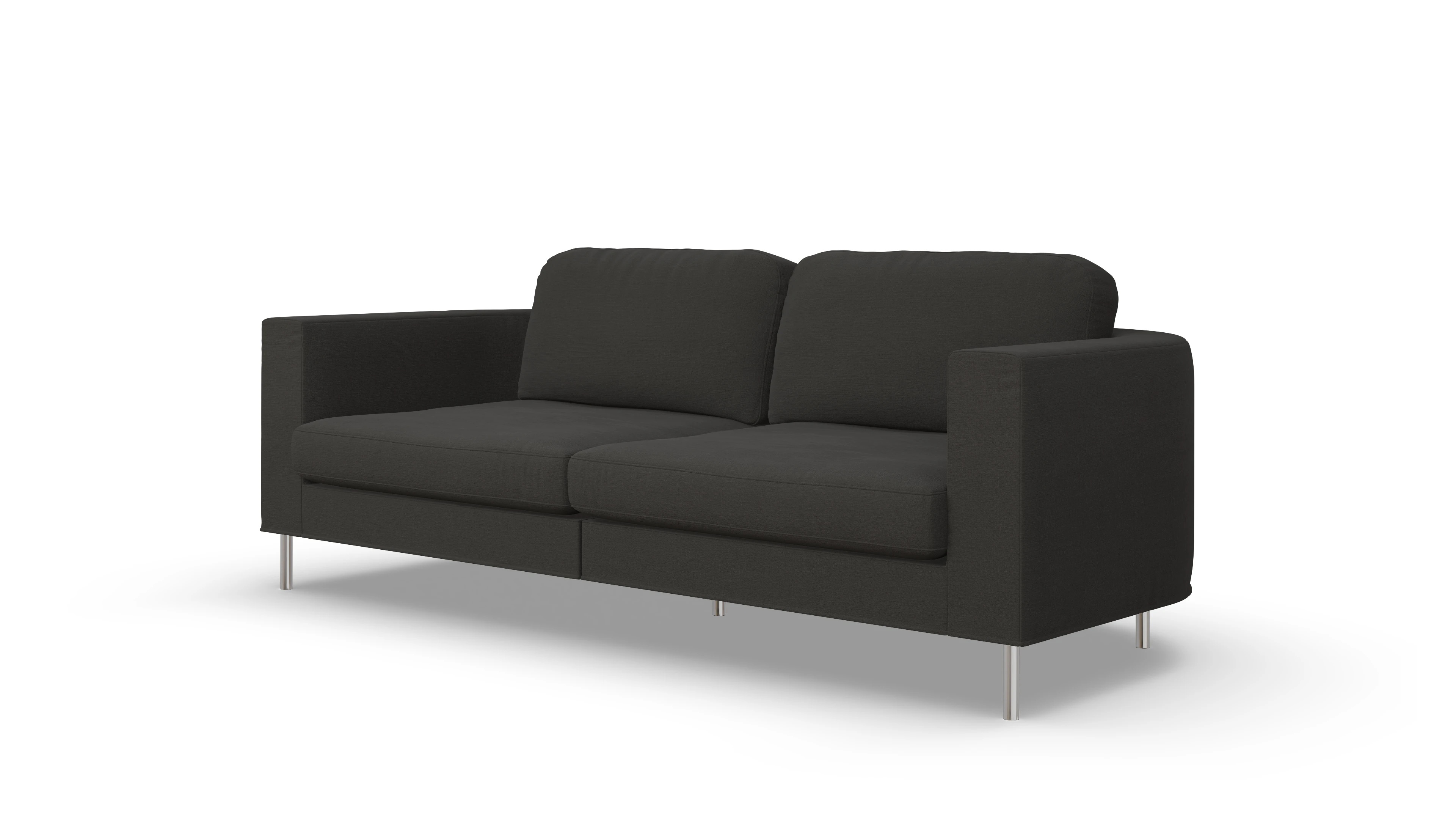 Ansicht des Produktes Girando 3-Sitzer in Stoff grau