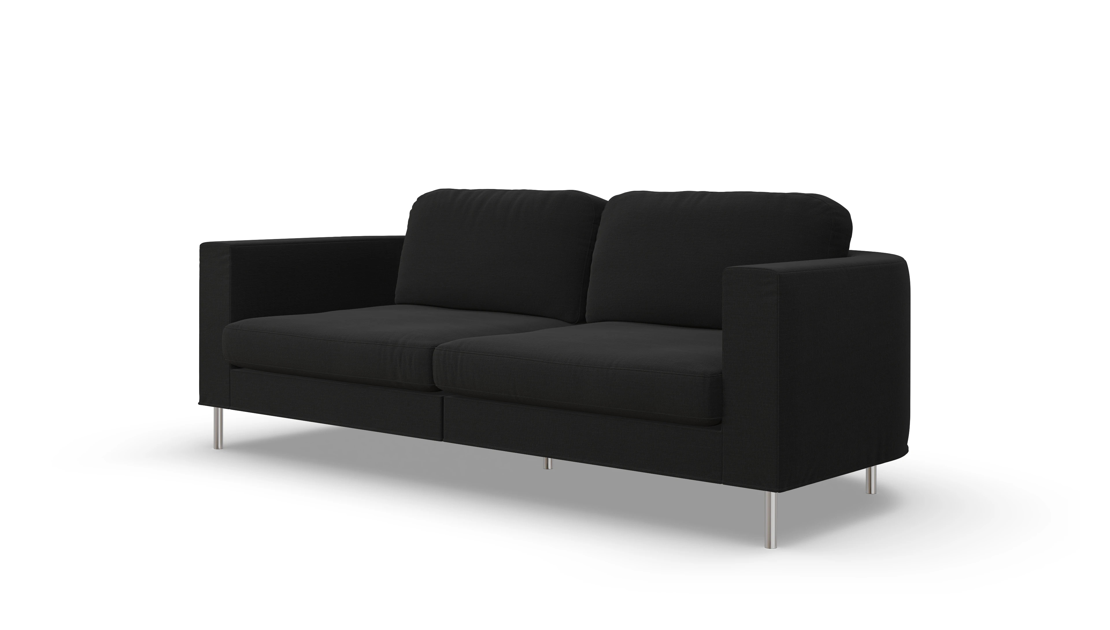 Ansicht des Produktes Girando 3-Sitzer in Stoff schwarz