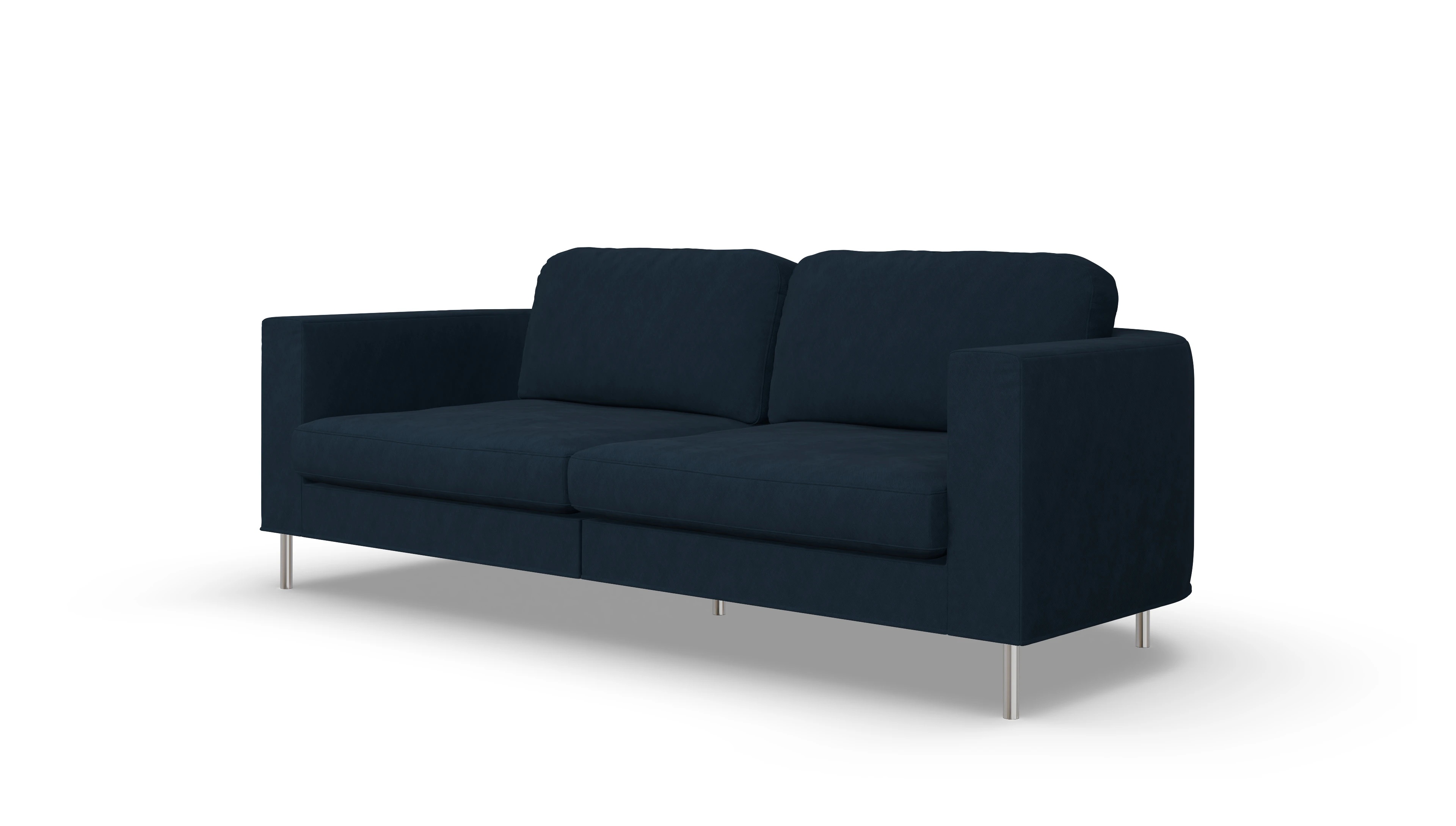 Ansicht des Produktes Girando 3-Sitzer in Stoff blau