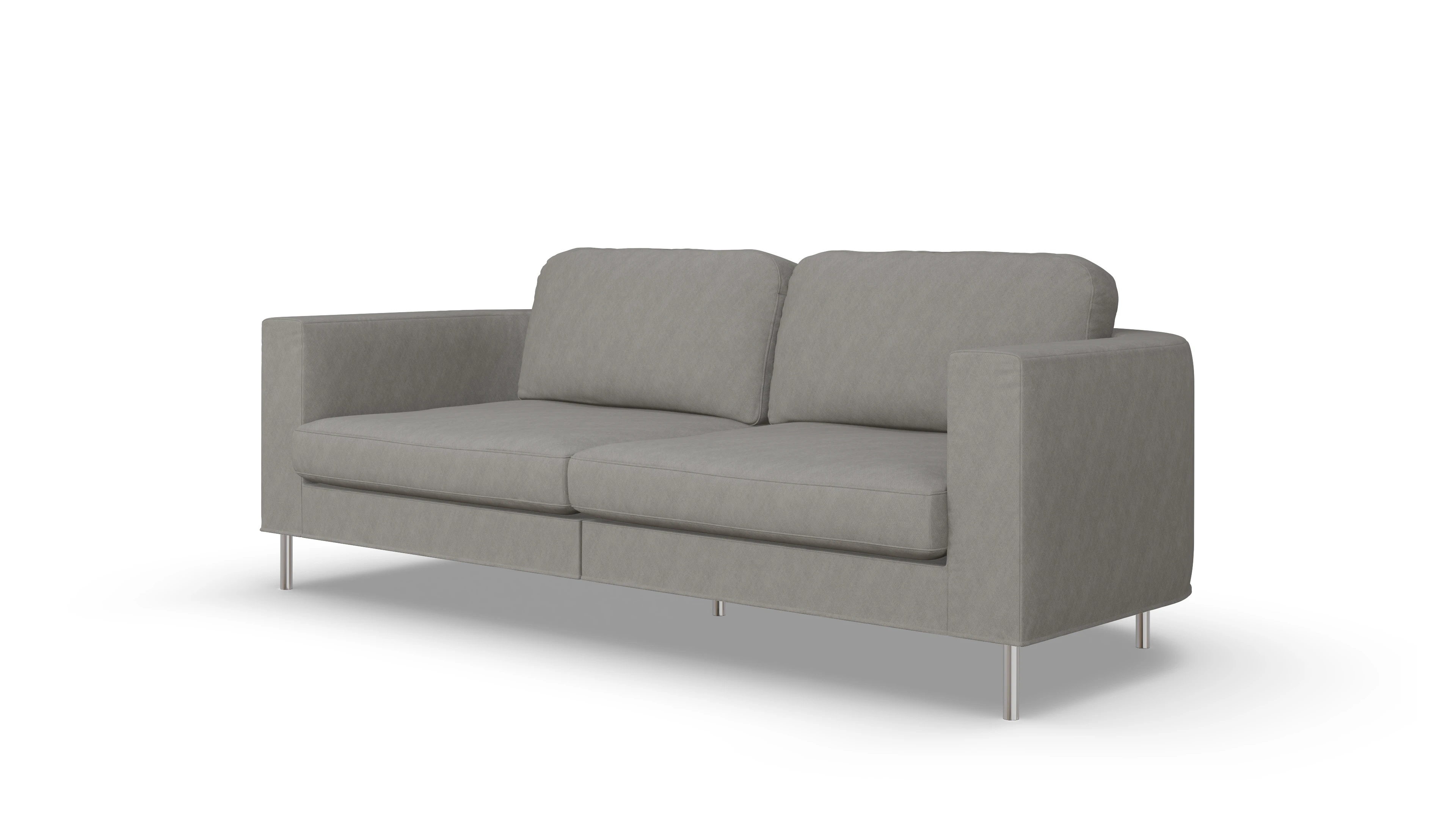 Ansicht des Produktes Girando 3-Sitzer in Stoff grau