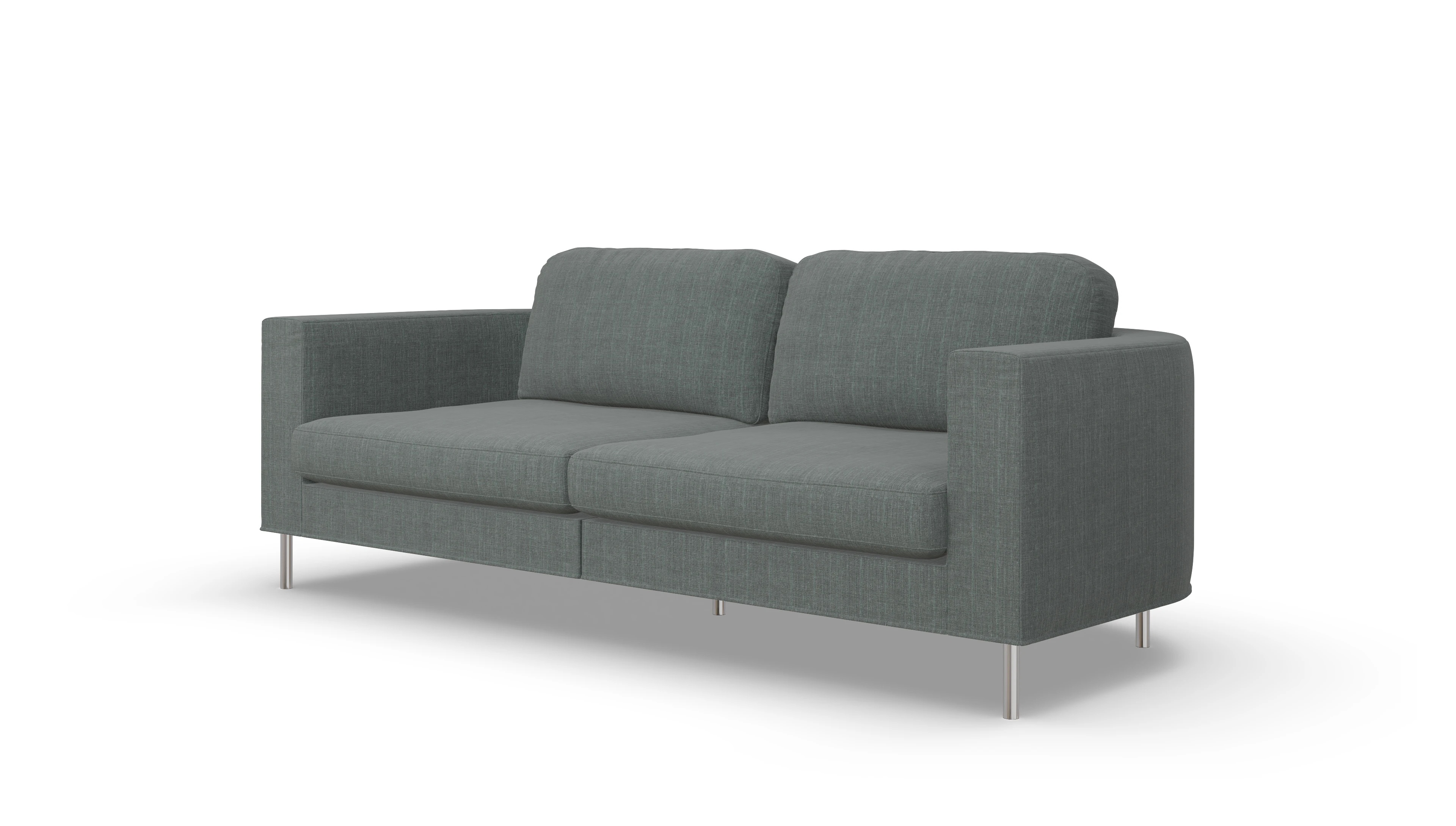 Ansicht des Produktes Girando 3-Sitzer in Stoff grau