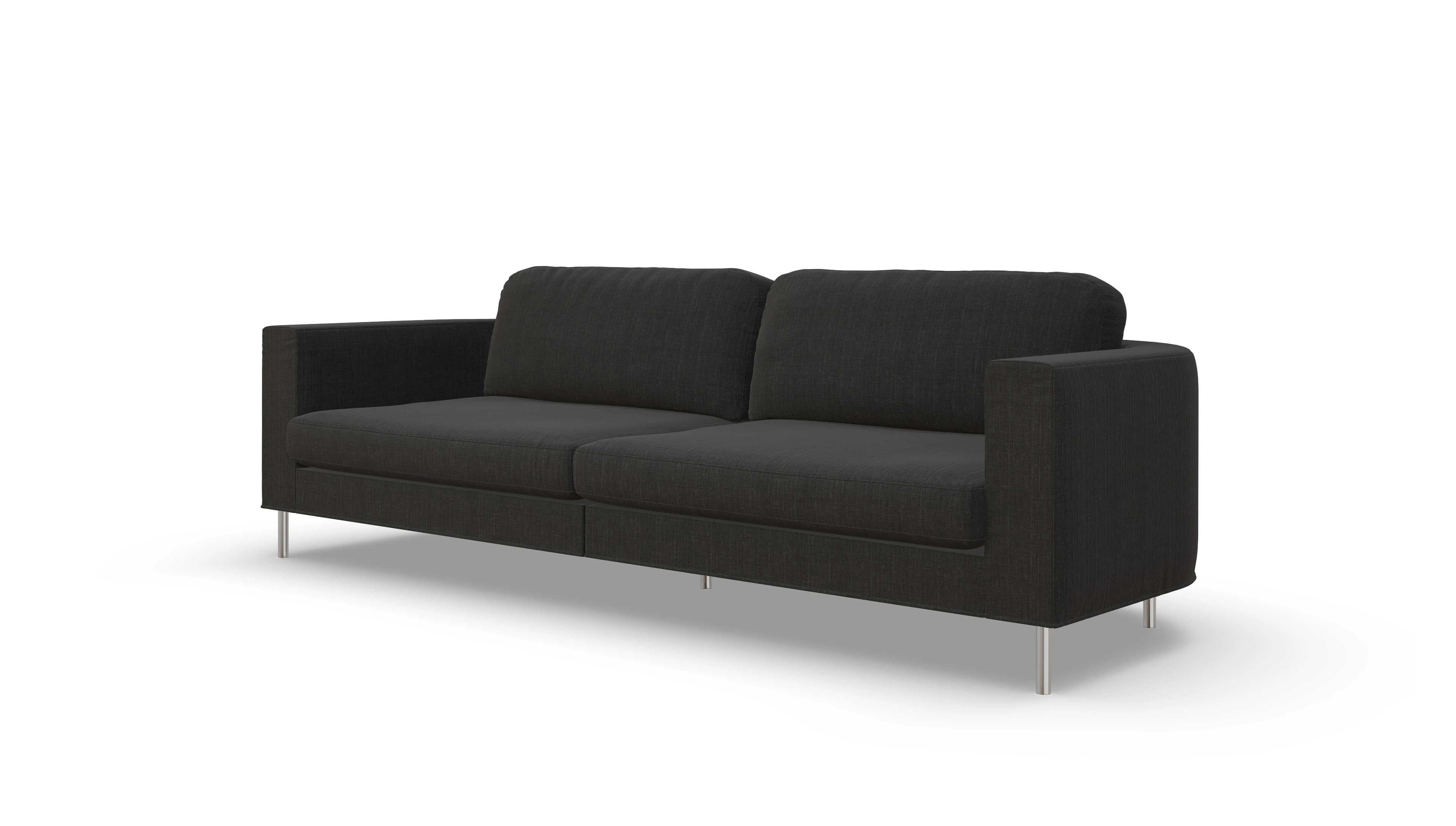 Ansicht des Produktes Girando 3,5-Sitzer in Stoff schwarz