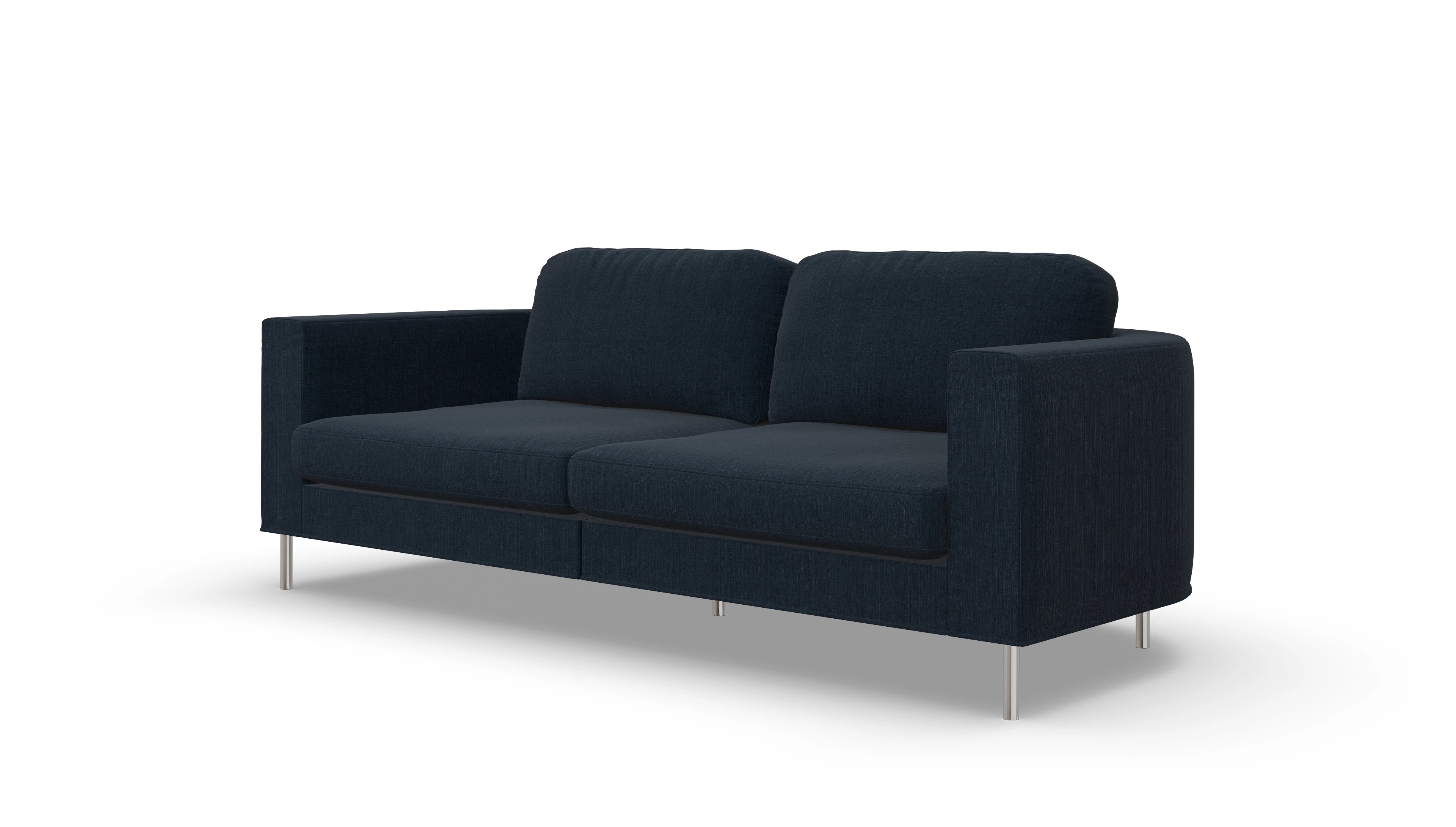 Ansicht des Produktes Girando 3-Sitzer in Stoff blau