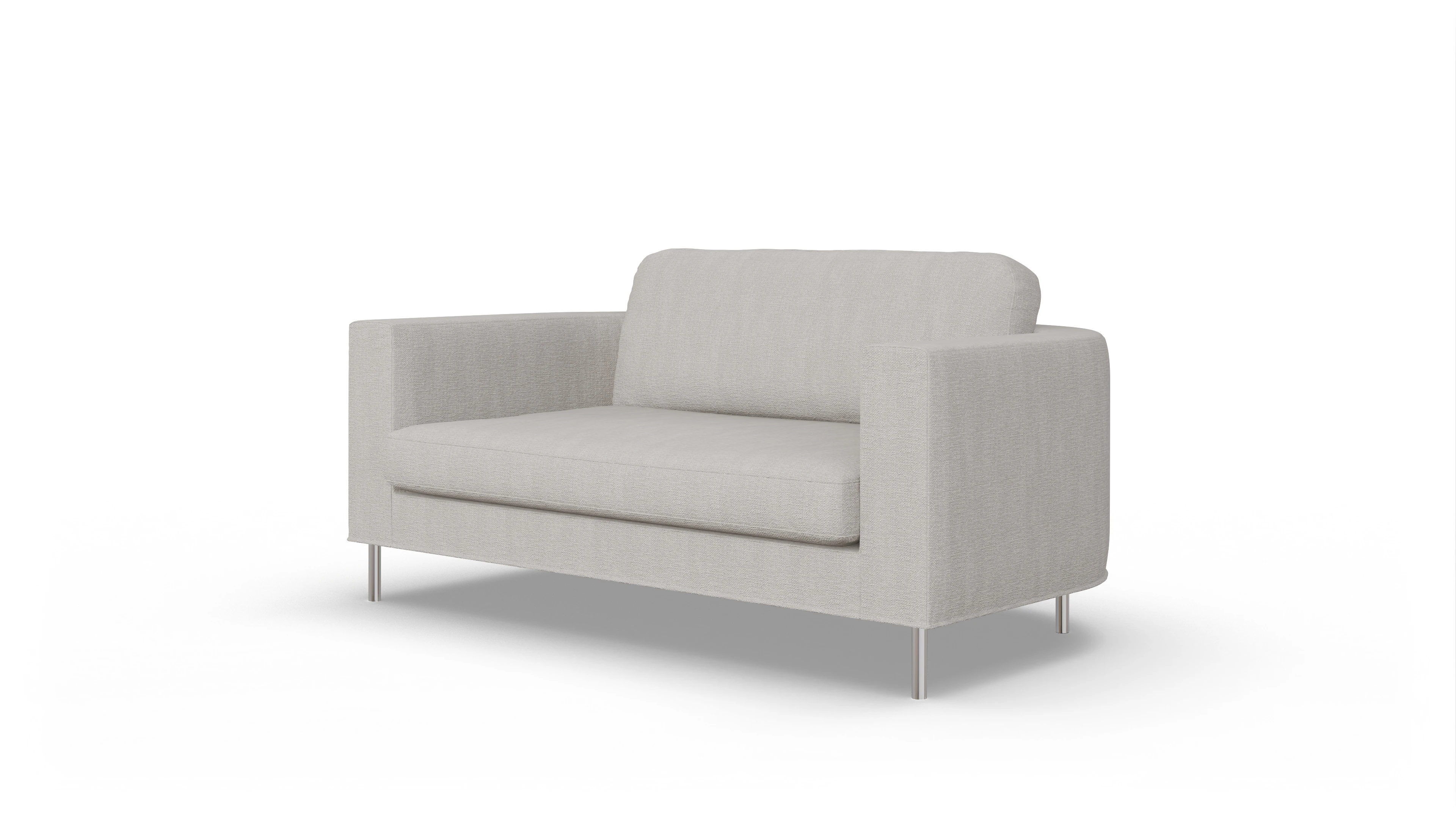 Ansicht des Produktes Girando 2-Sitzer in Stoff weiß