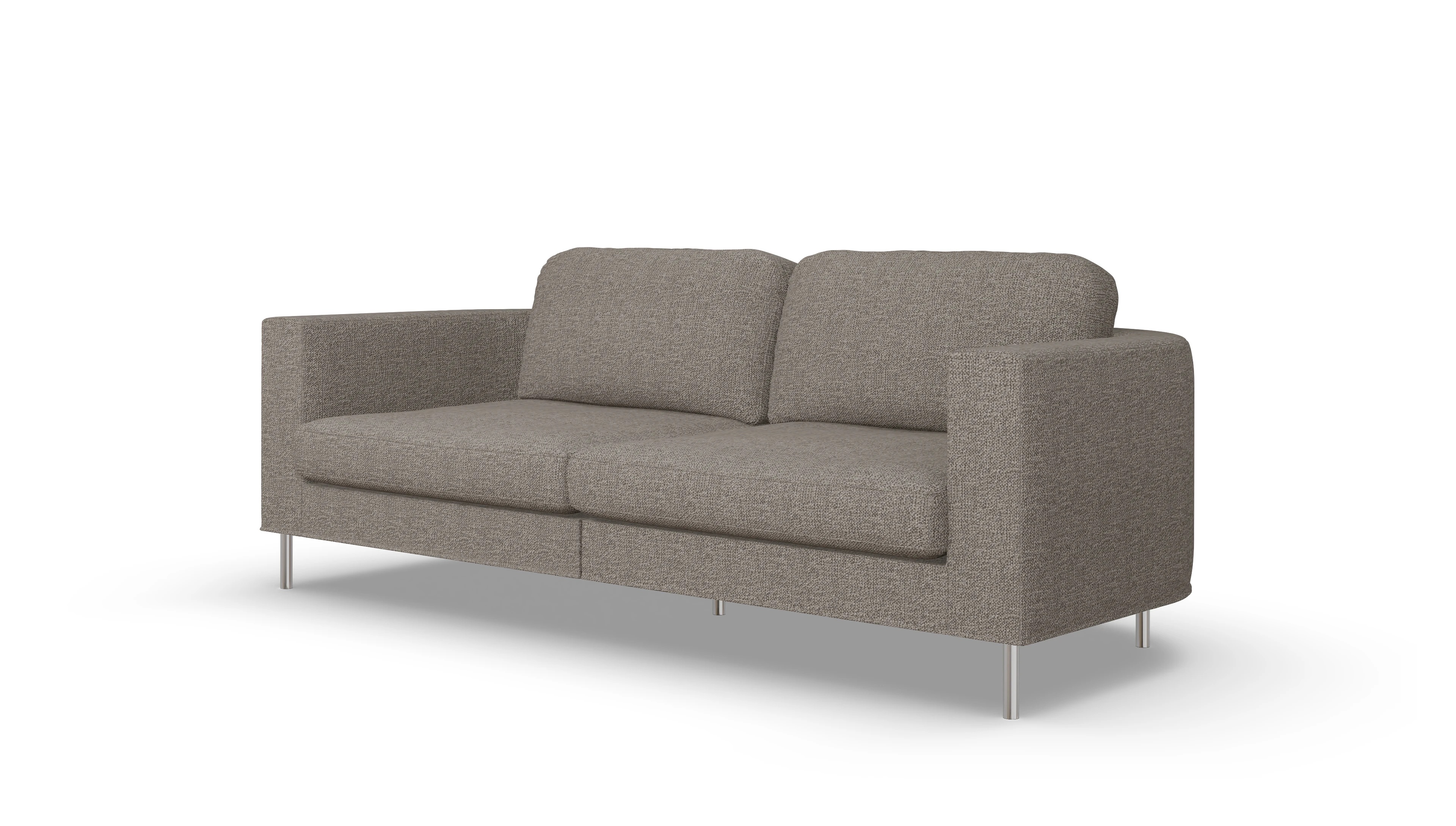 Designer-Stoffsofa Girando Ansicht des Produktes Girando 3-Sitzer in Stoff beige