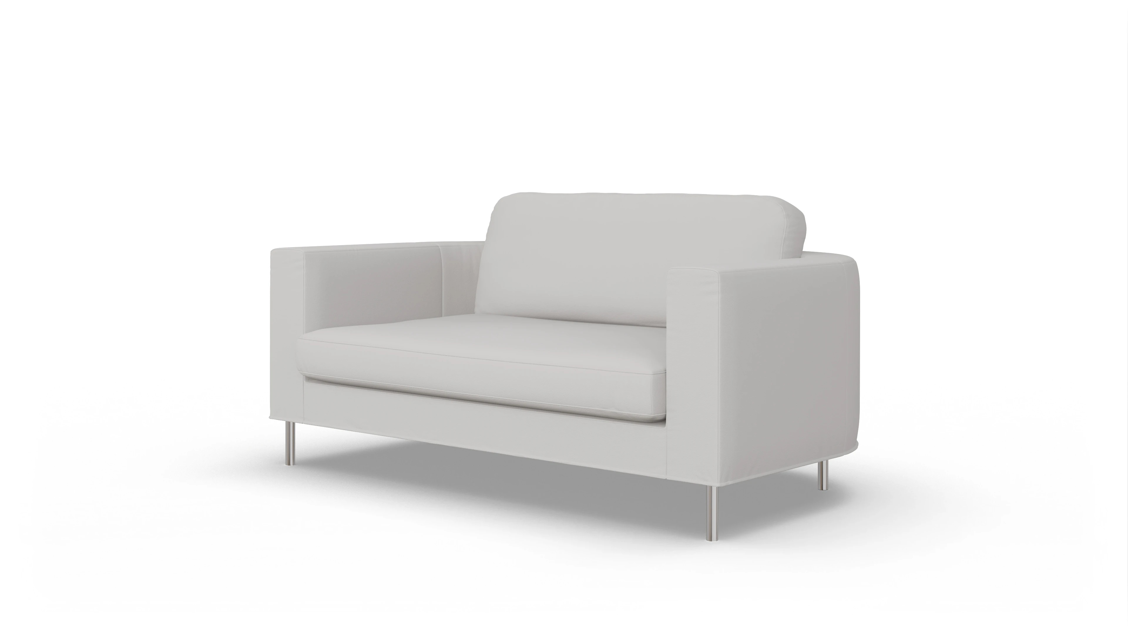 Ansicht des Produktes Girando 2-Sitzer in Leder weiß