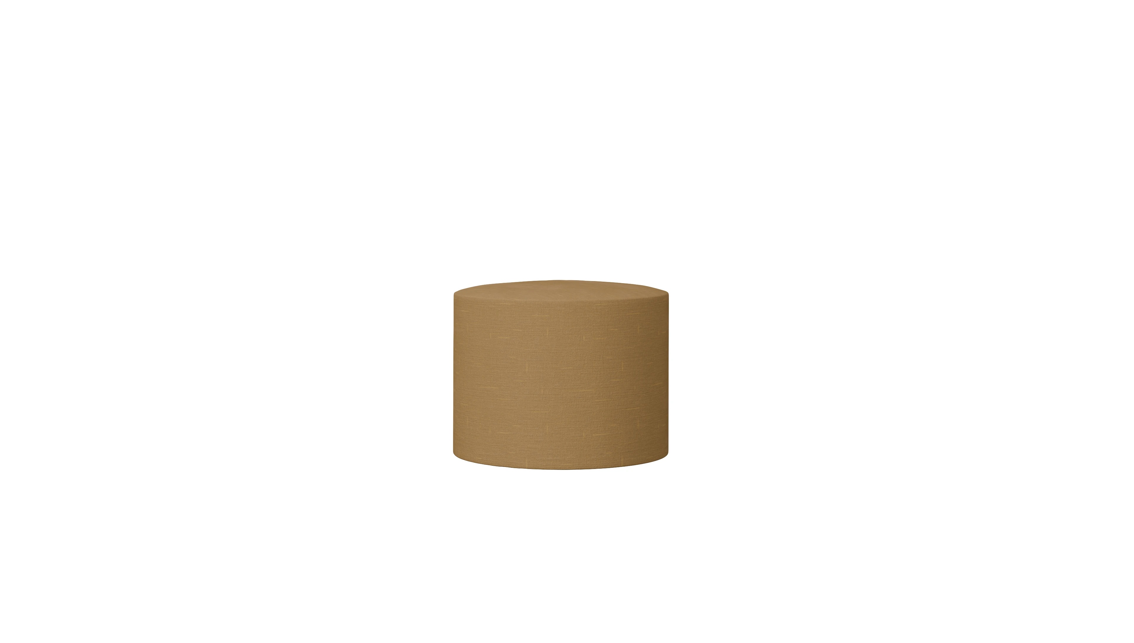 Ansicht des Produktes Girando Hocker in Stoff gelb