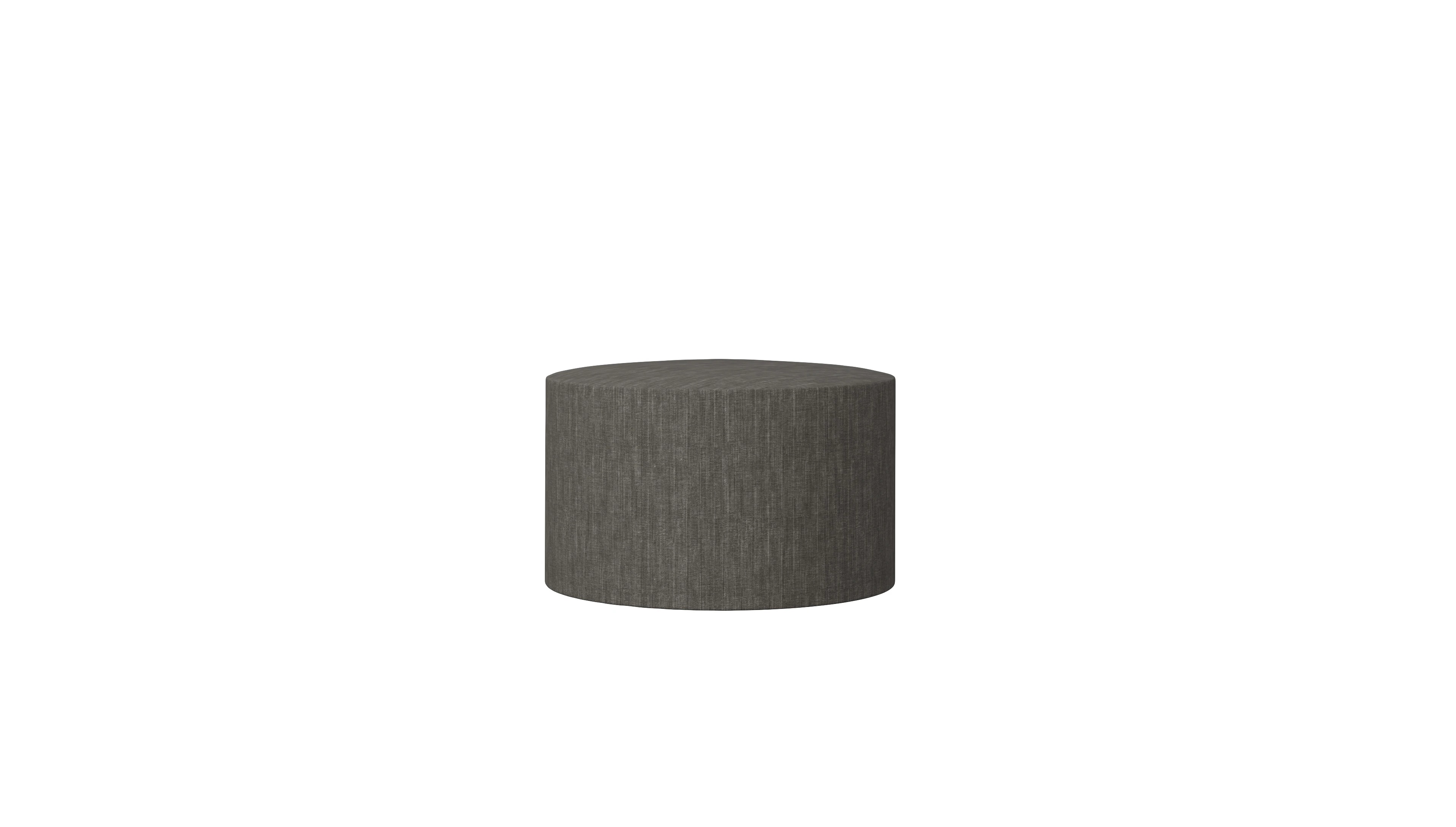 Ansicht des Produktes Girando Hocker in Stoff grau