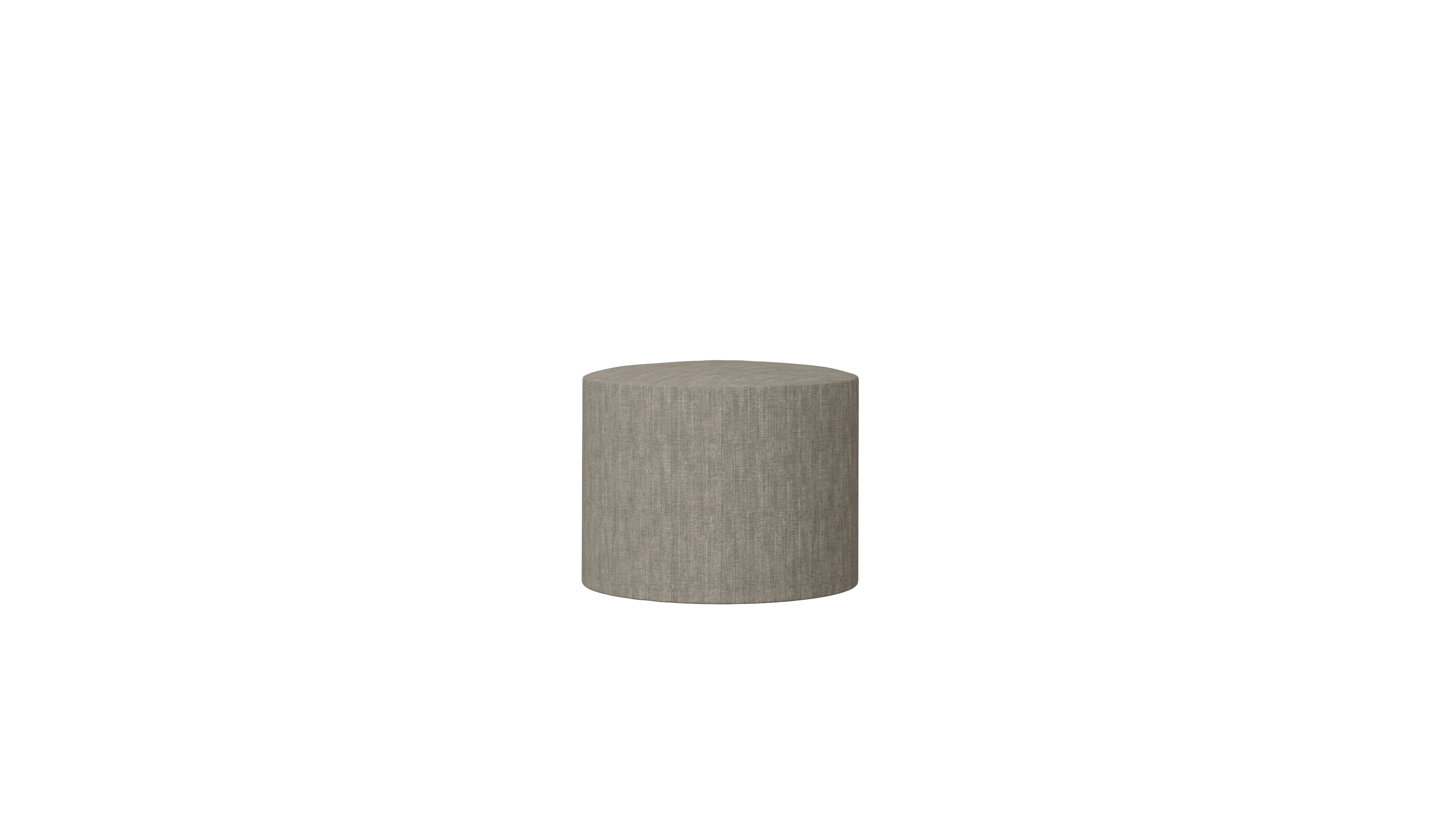 Ansicht des Produktes Girando Hocker in Stoff beige