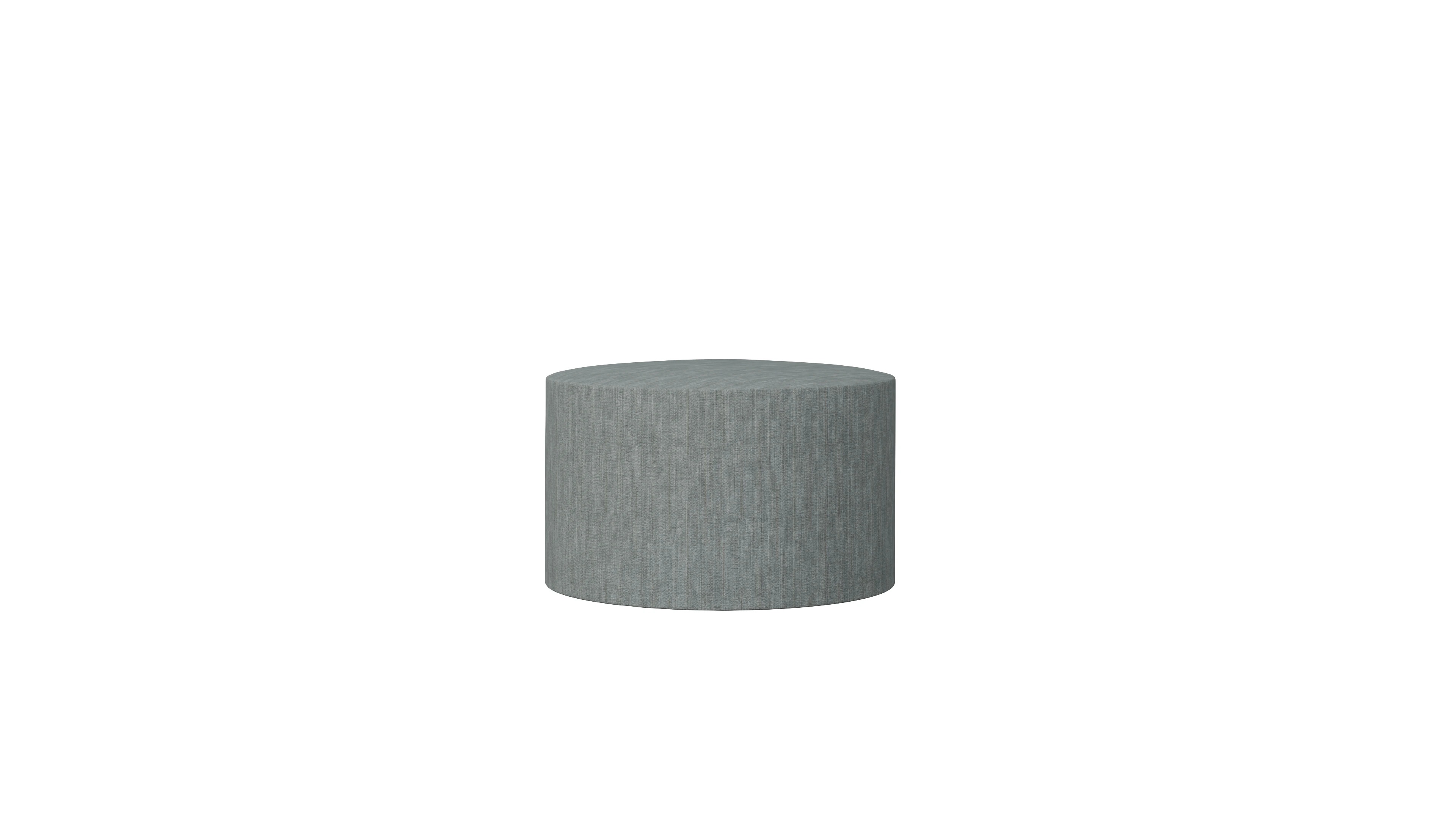 Ansicht des Produktes Girando Hocker in Stoff blau