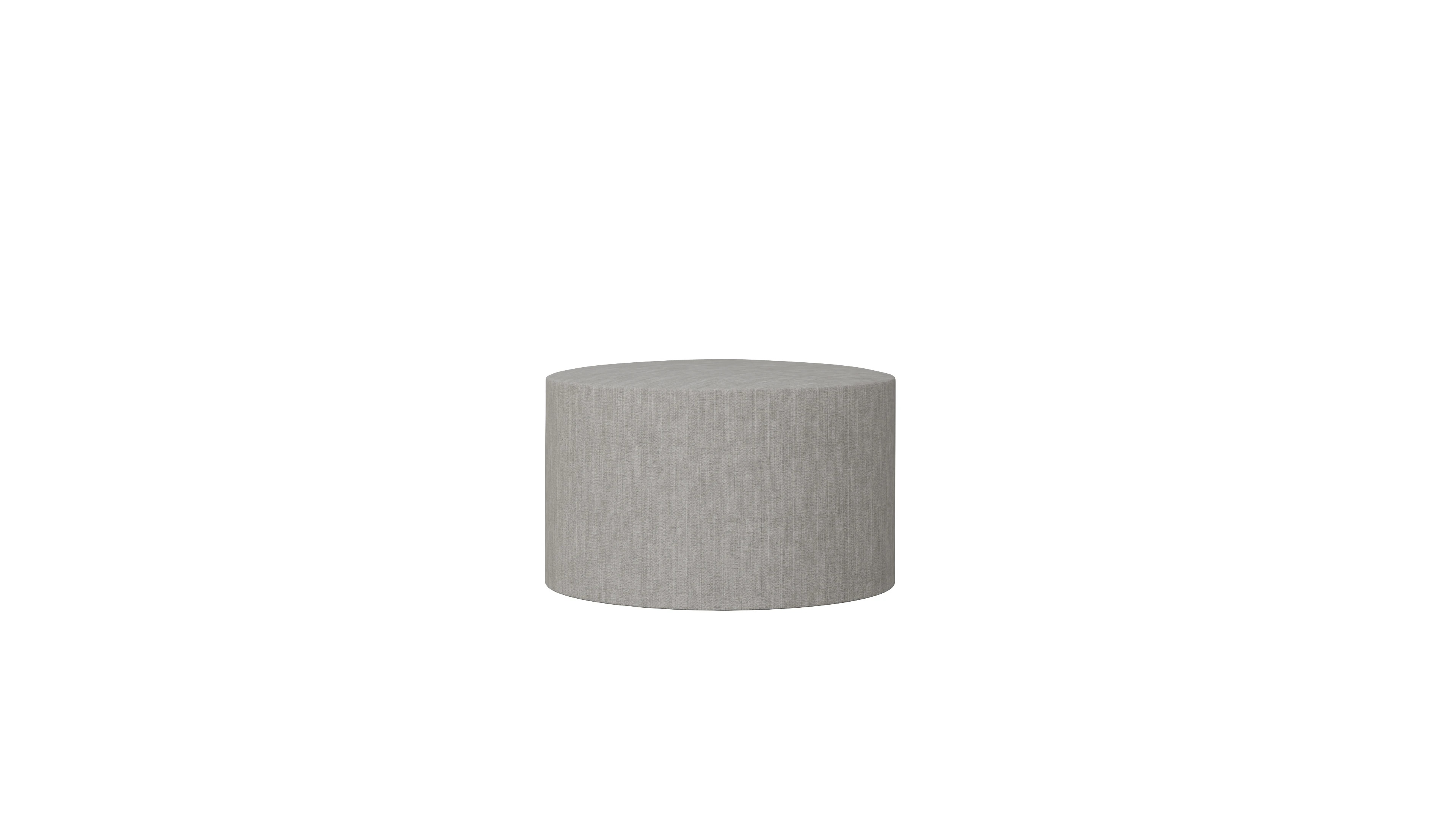 Ansicht des Produktes Girando Hocker in Stoff beige