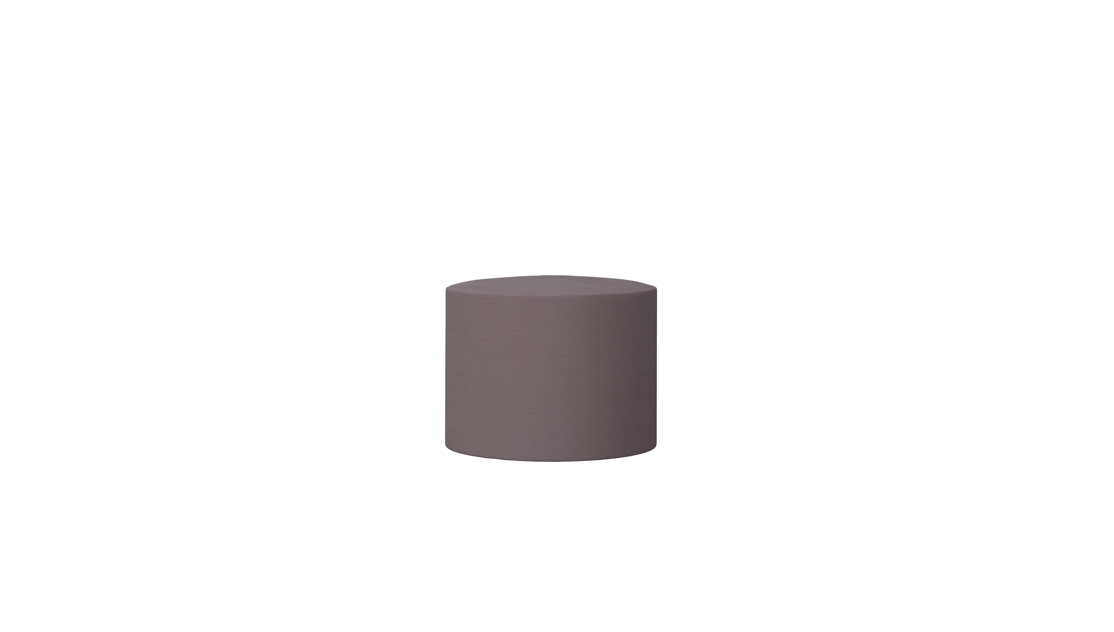 Ansicht des Produktes Girando Hocker in Stoff rot