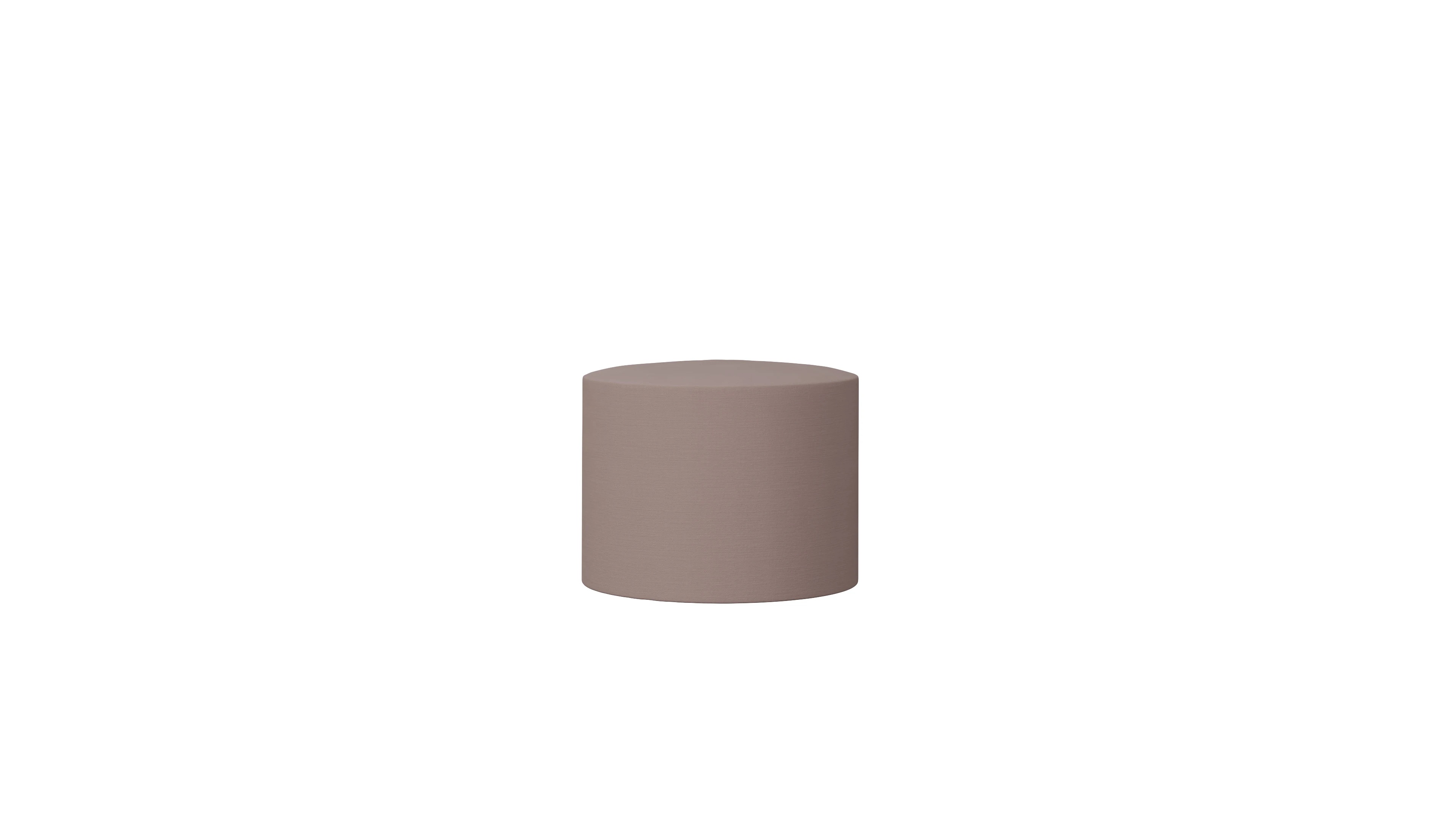 Ansicht des Produktes Girando Hocker in Stoff beige
